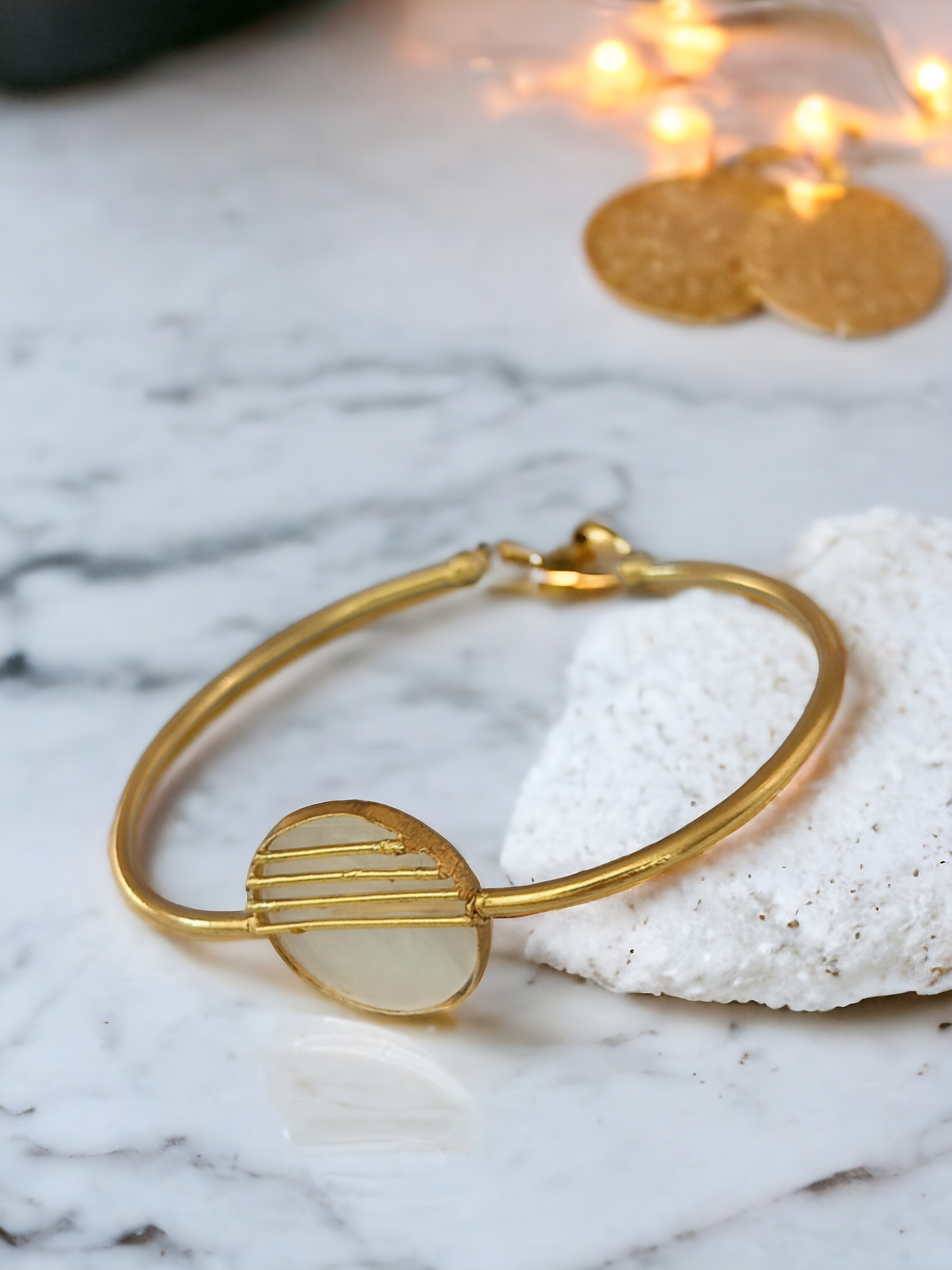 Mop Gold Plated Bracelet