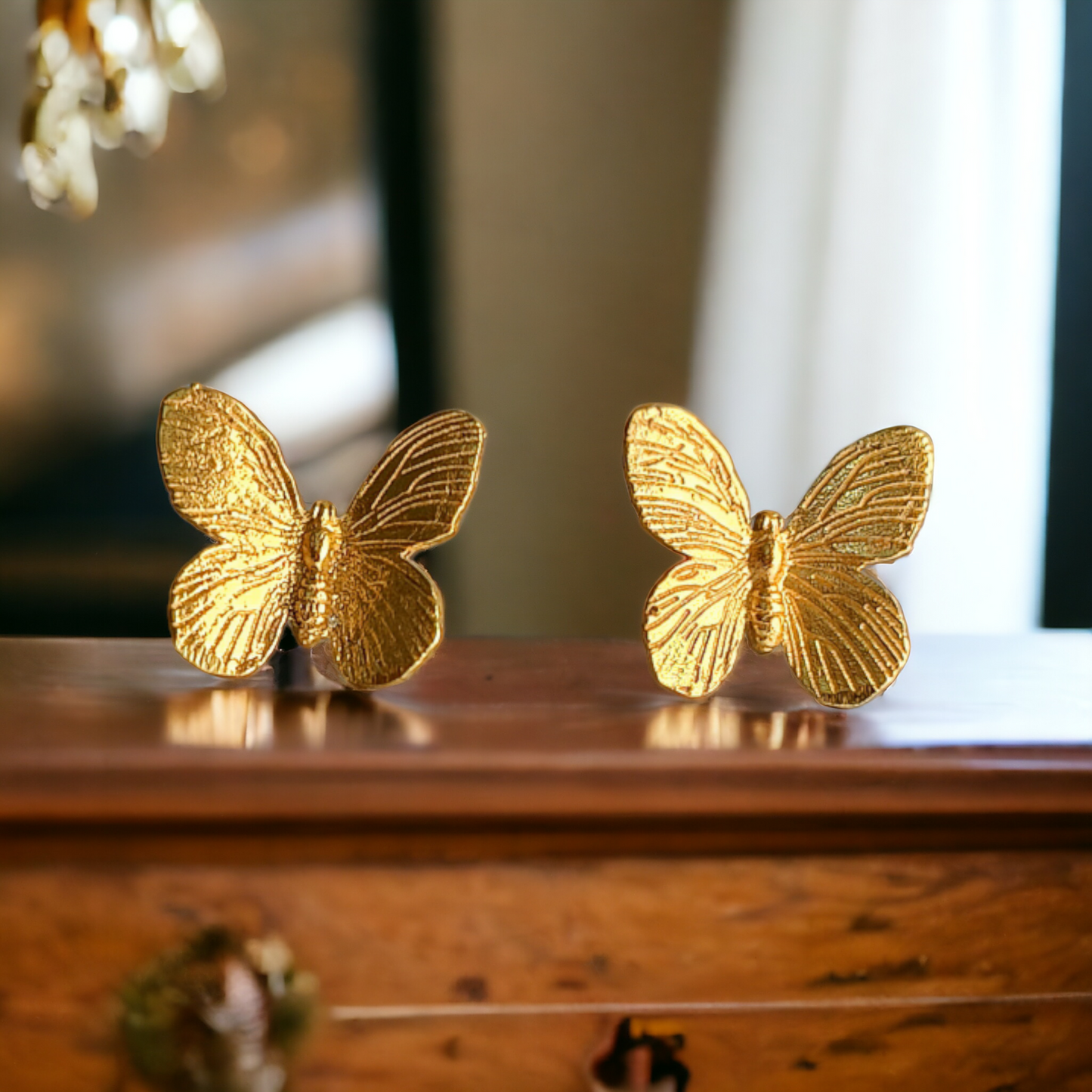 Butterfly Golden Earrings