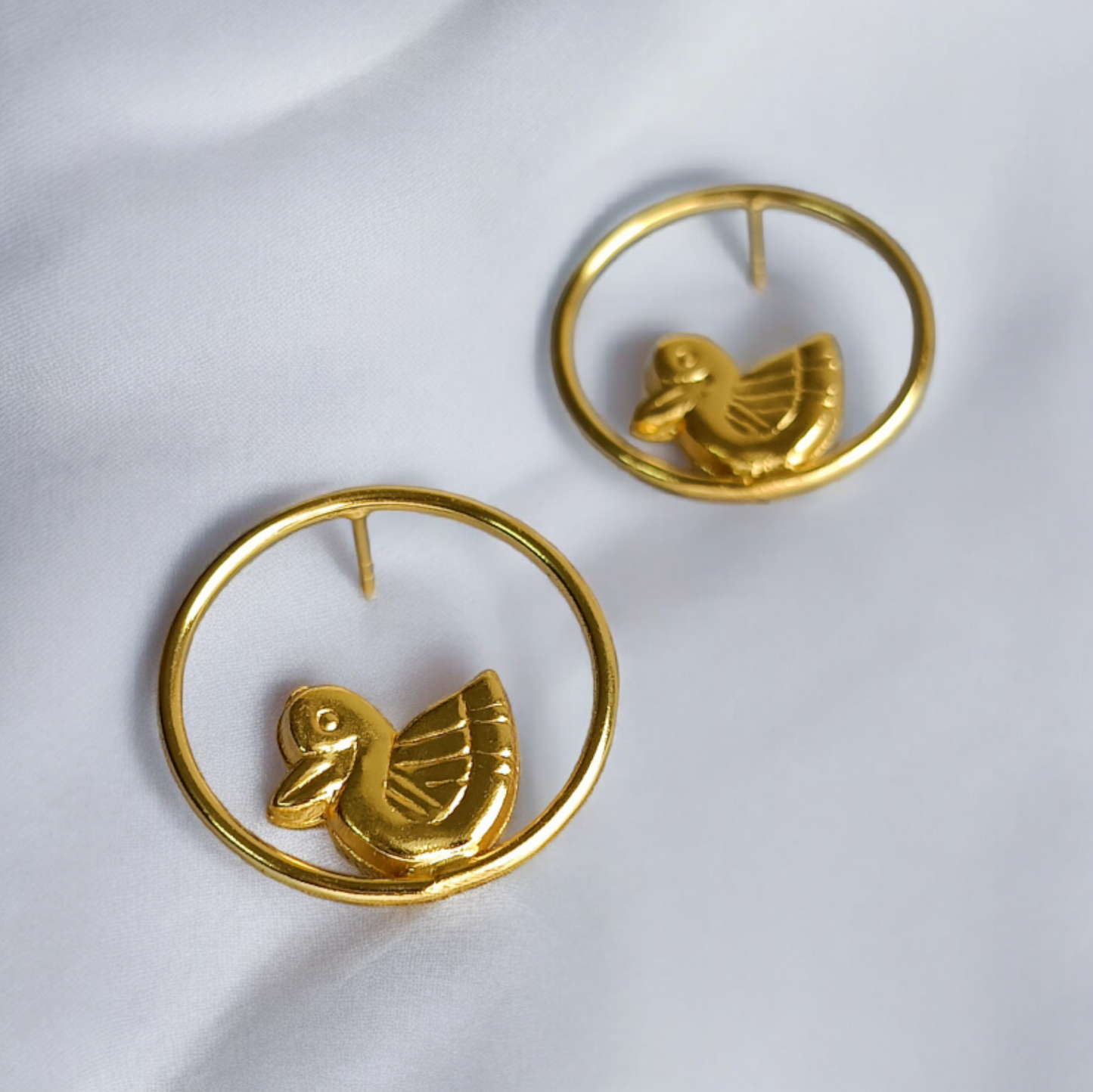 Bird Brass Stud