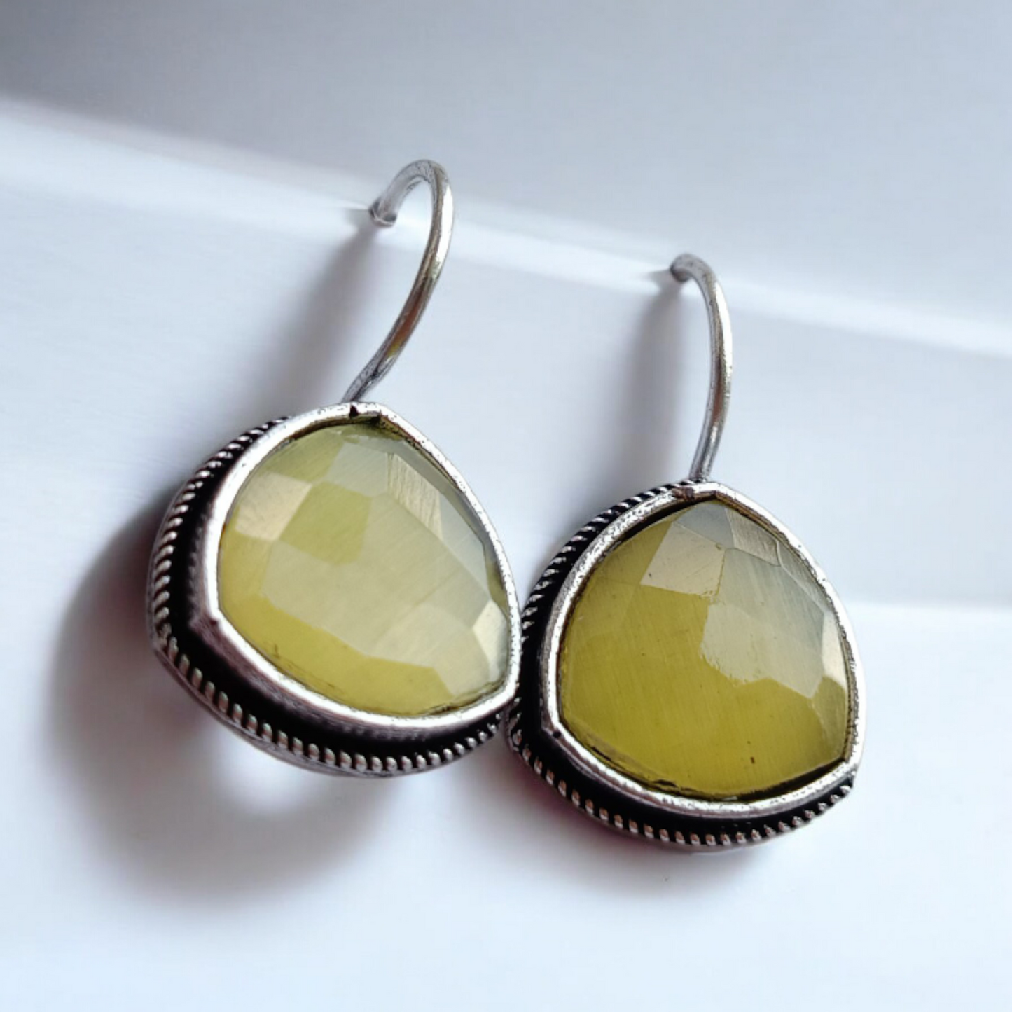 Yellow Monalisa Earrings