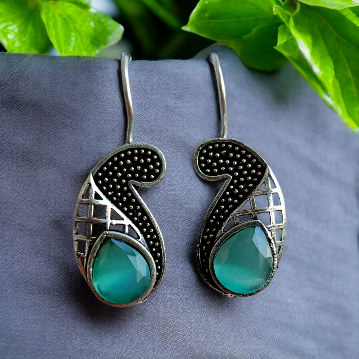 Mint Green Earring
