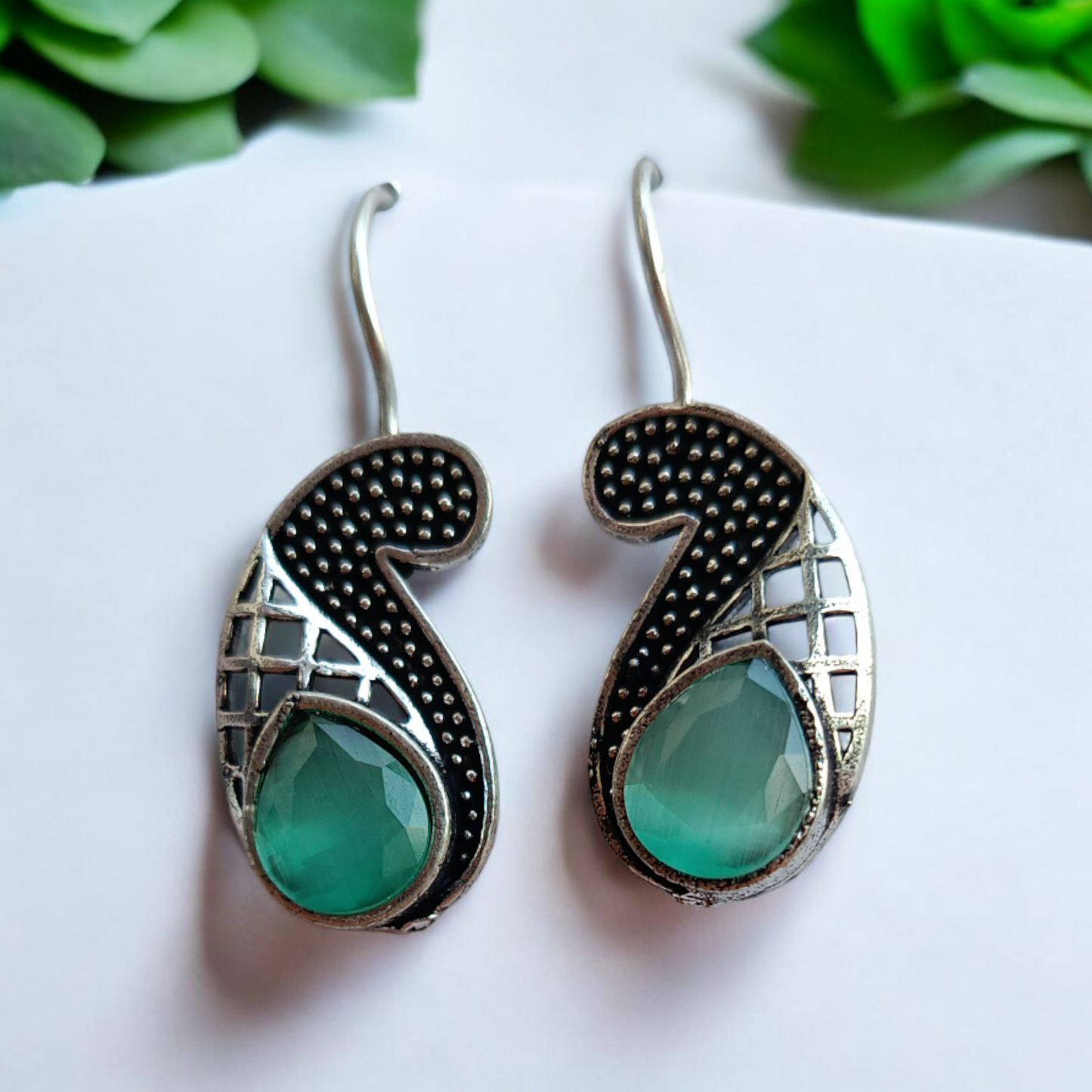 Mint Green Earring
