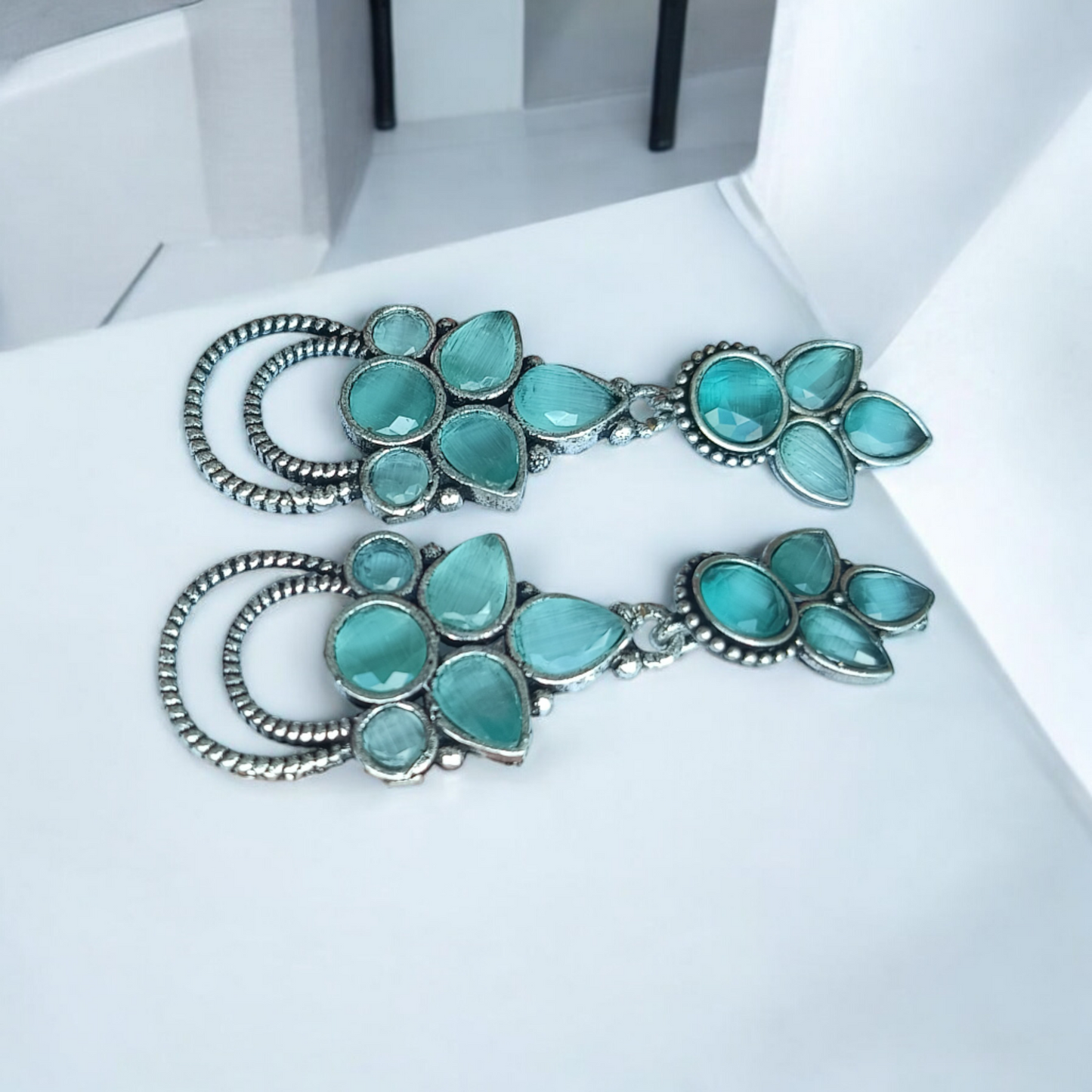 Sky-Blue Silver Replica Dangler