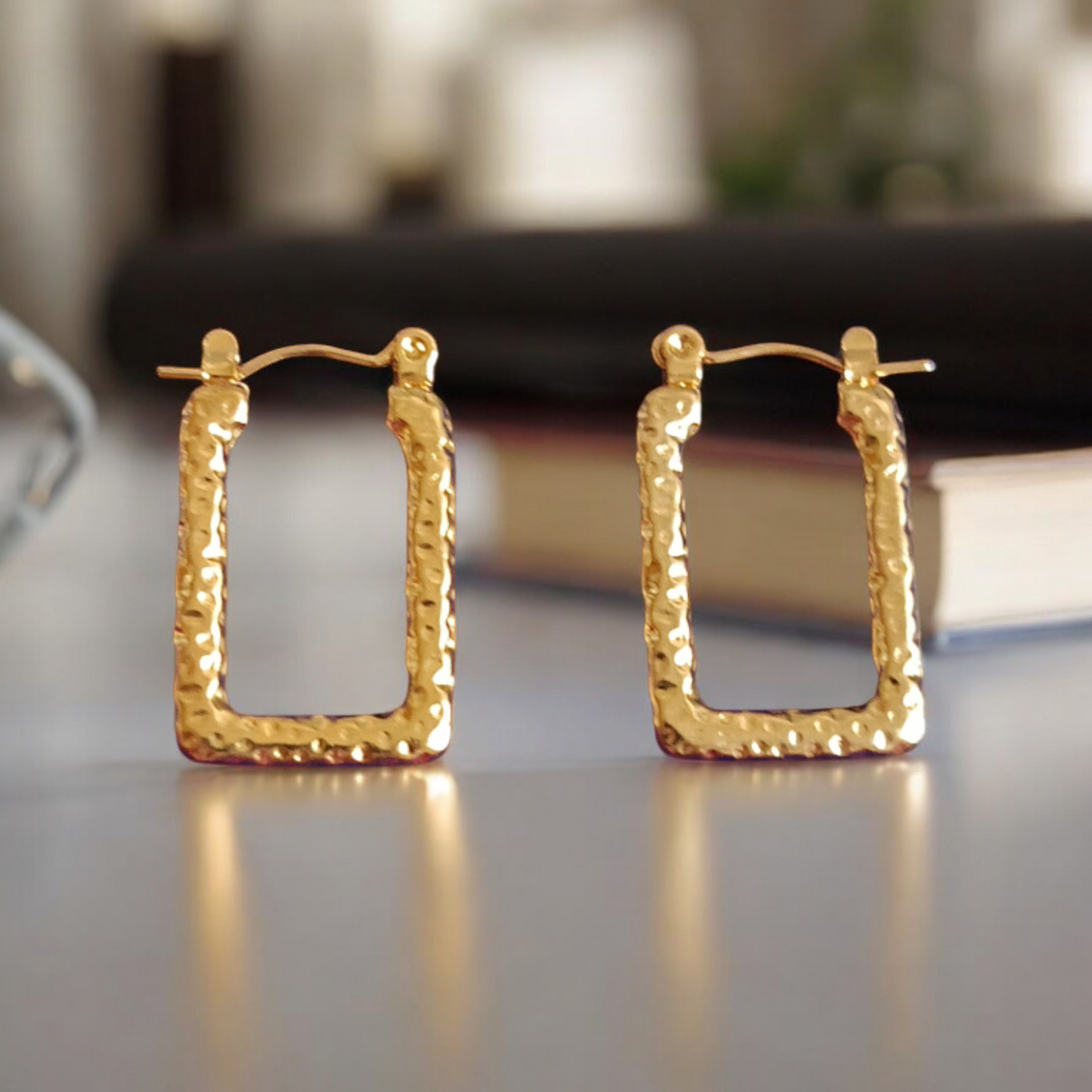U-Shape Chunky Hoop Earrings