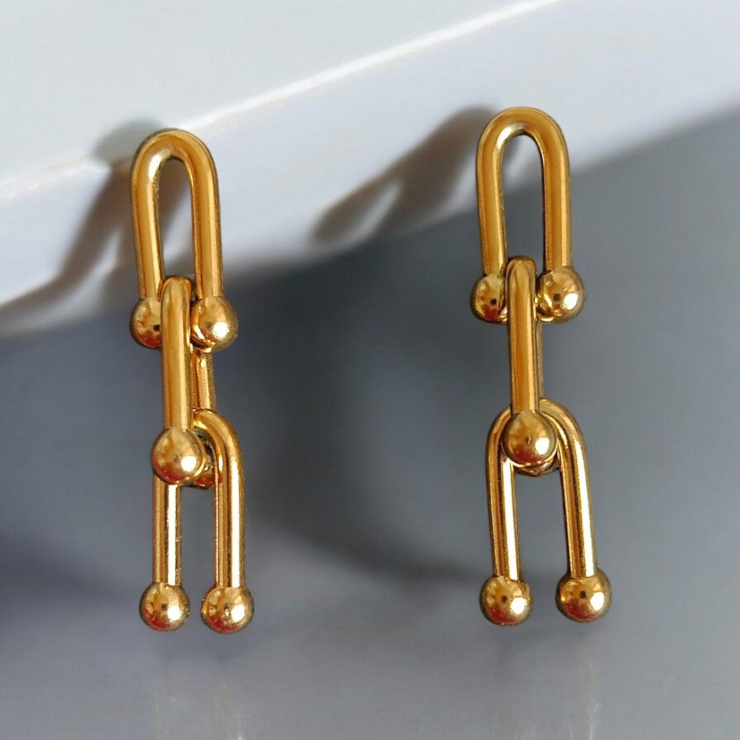 Golden Chain Earrings
