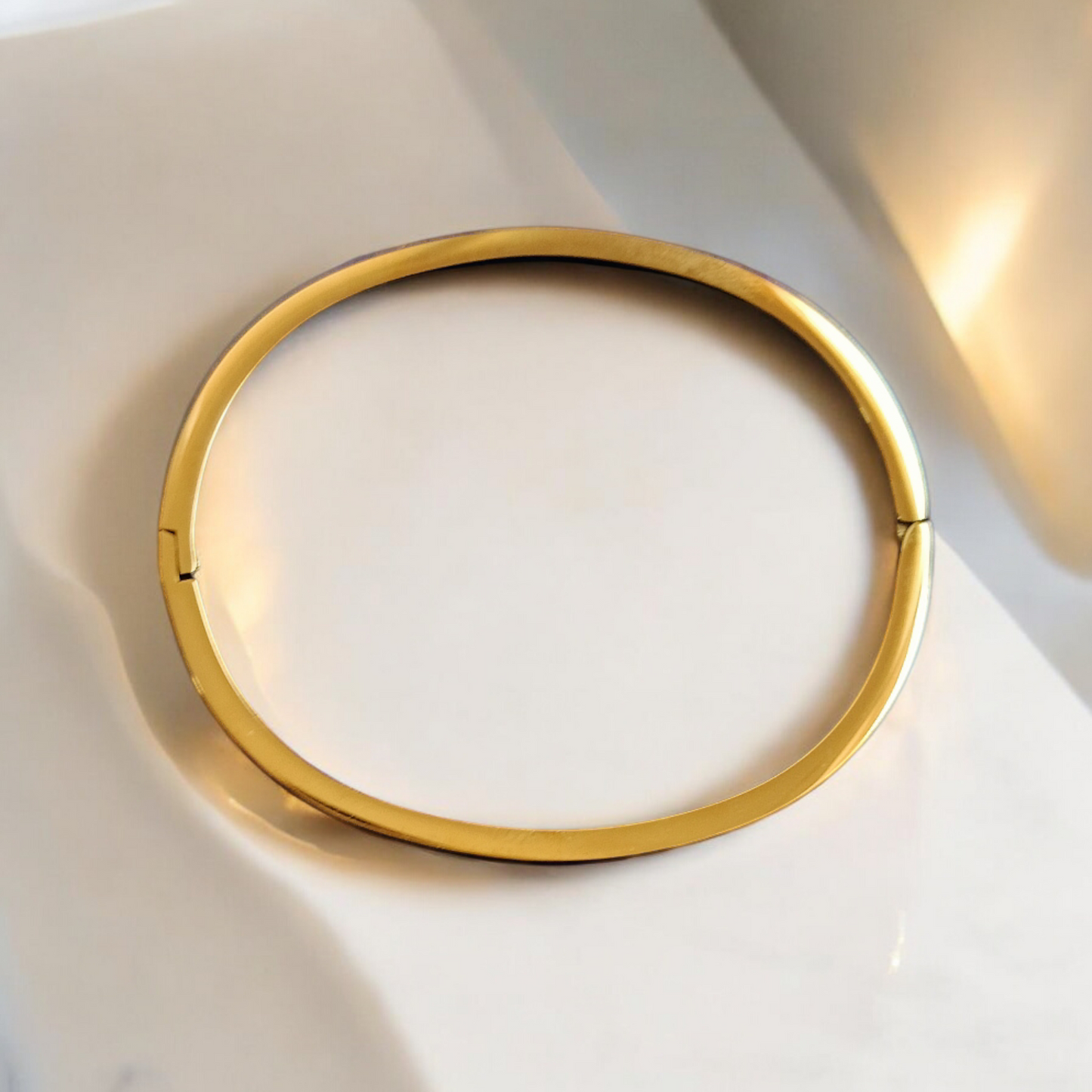 Classic Gold Bangle Bracelet