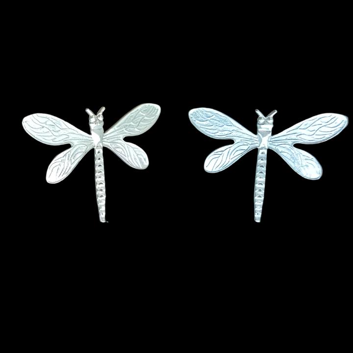 Silver Dragonfly Earrings