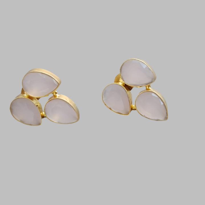 Moissanite Kunden Stud Earrings