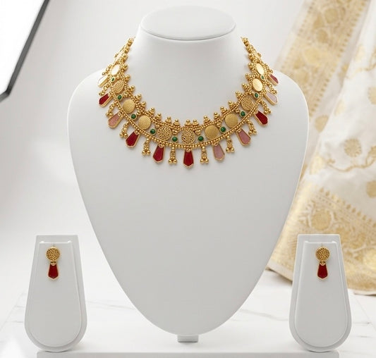 Antique Ruby necklace set