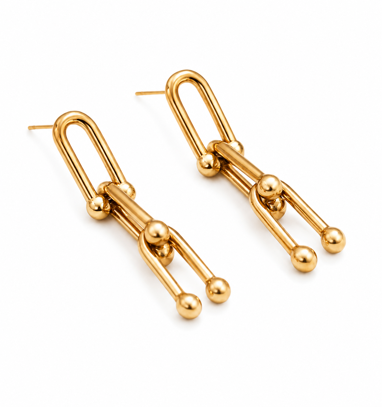 Golden Chain Earrings