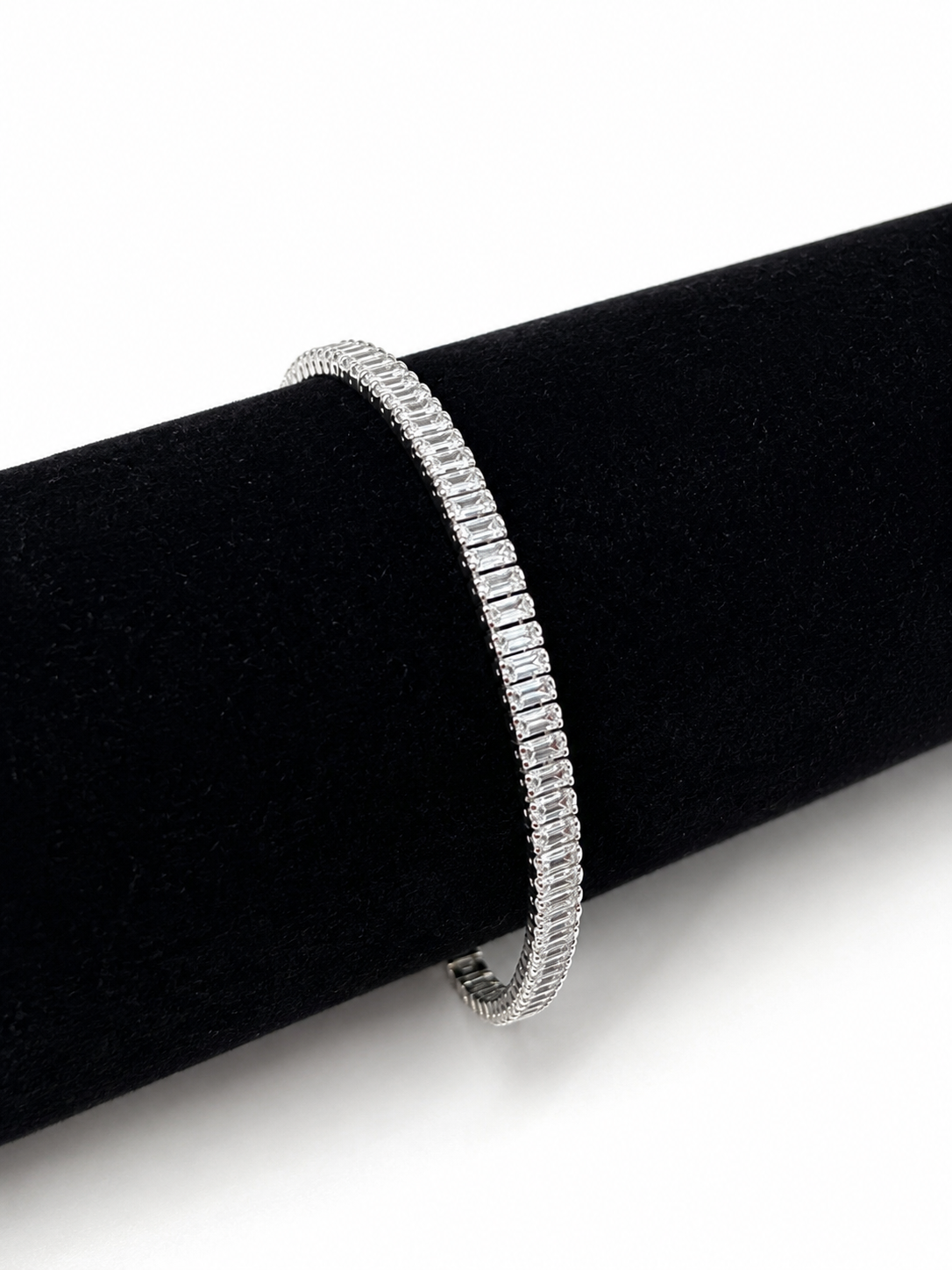 Zirconia Tennis Bracelet | Silver Plated | Anti-Tarnish