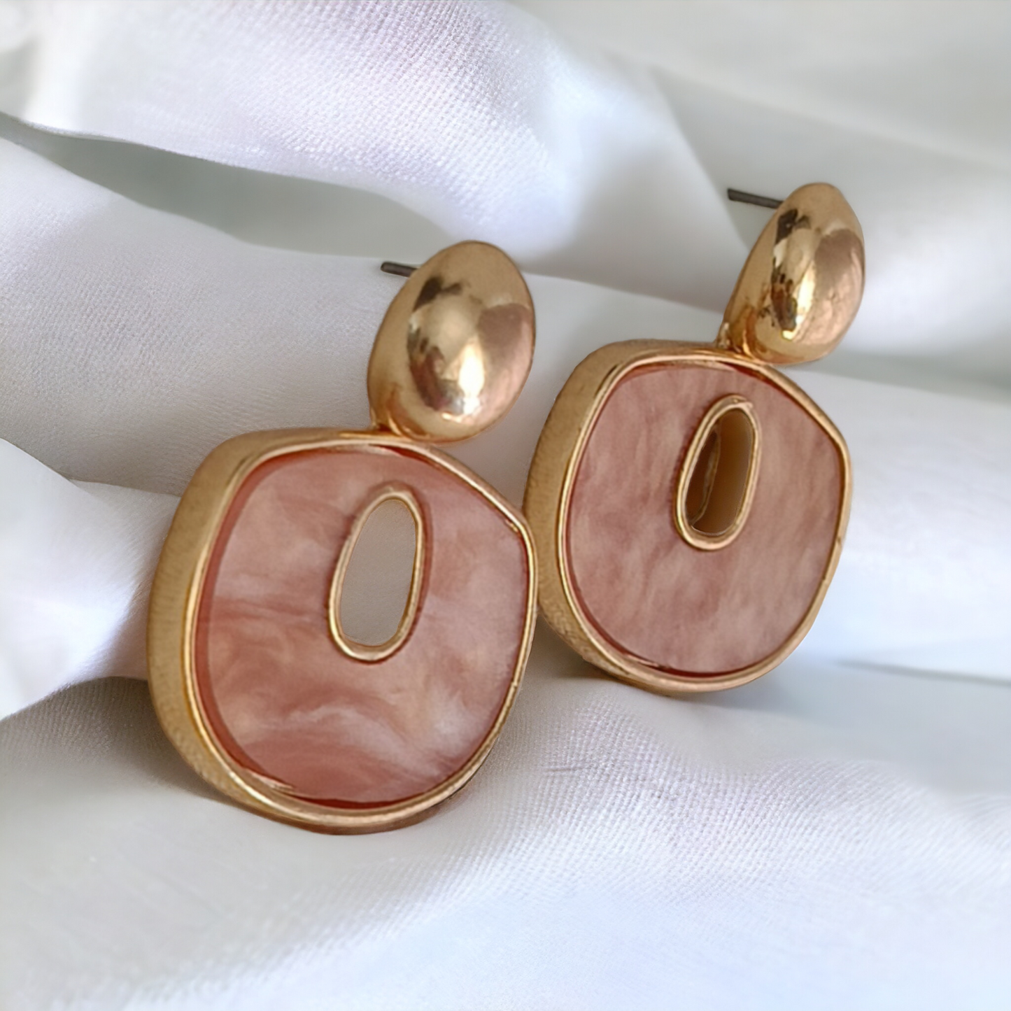 Dazzling Pink Earrings