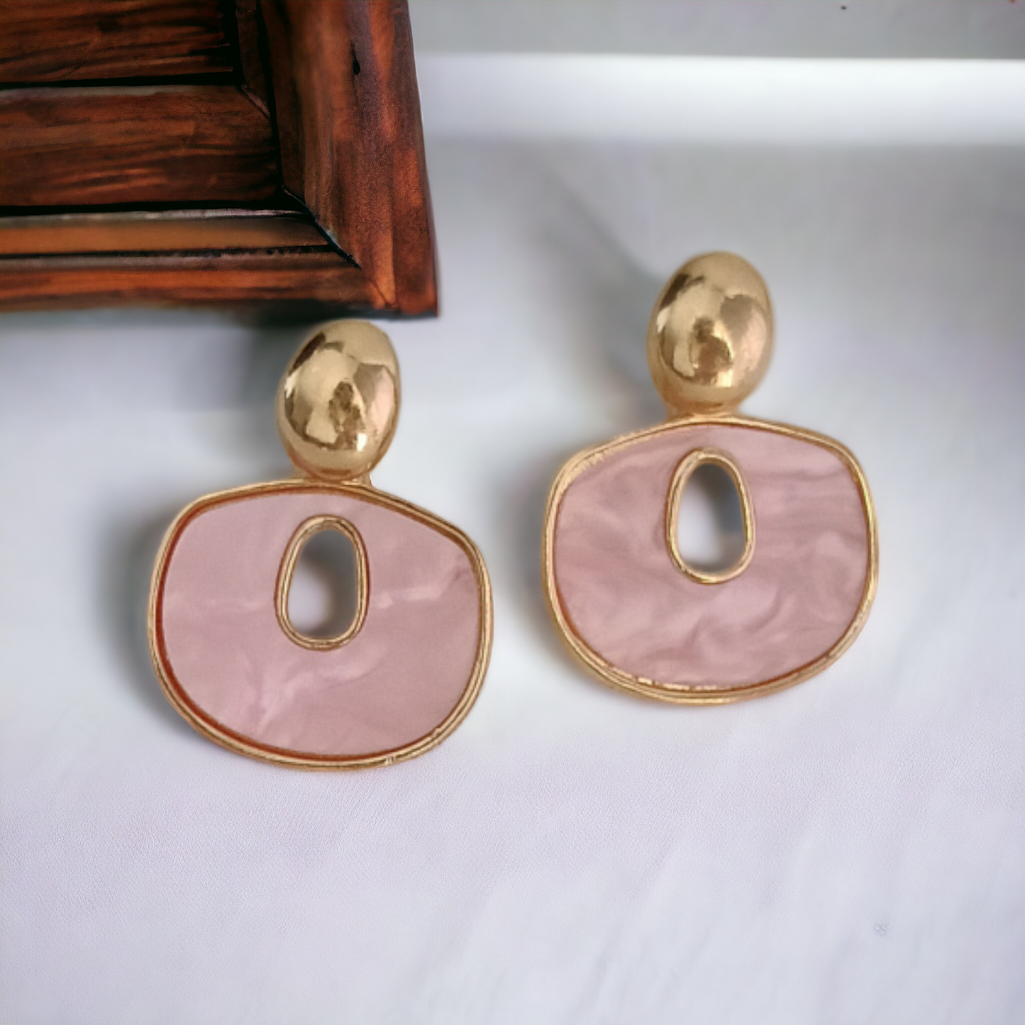 Dazzling Pink Earrings
