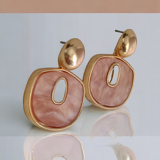 Dazzling peach Earrings