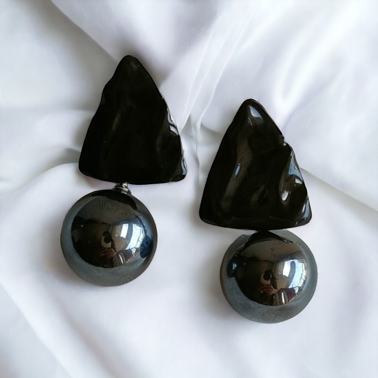 Black Pearl Earrings