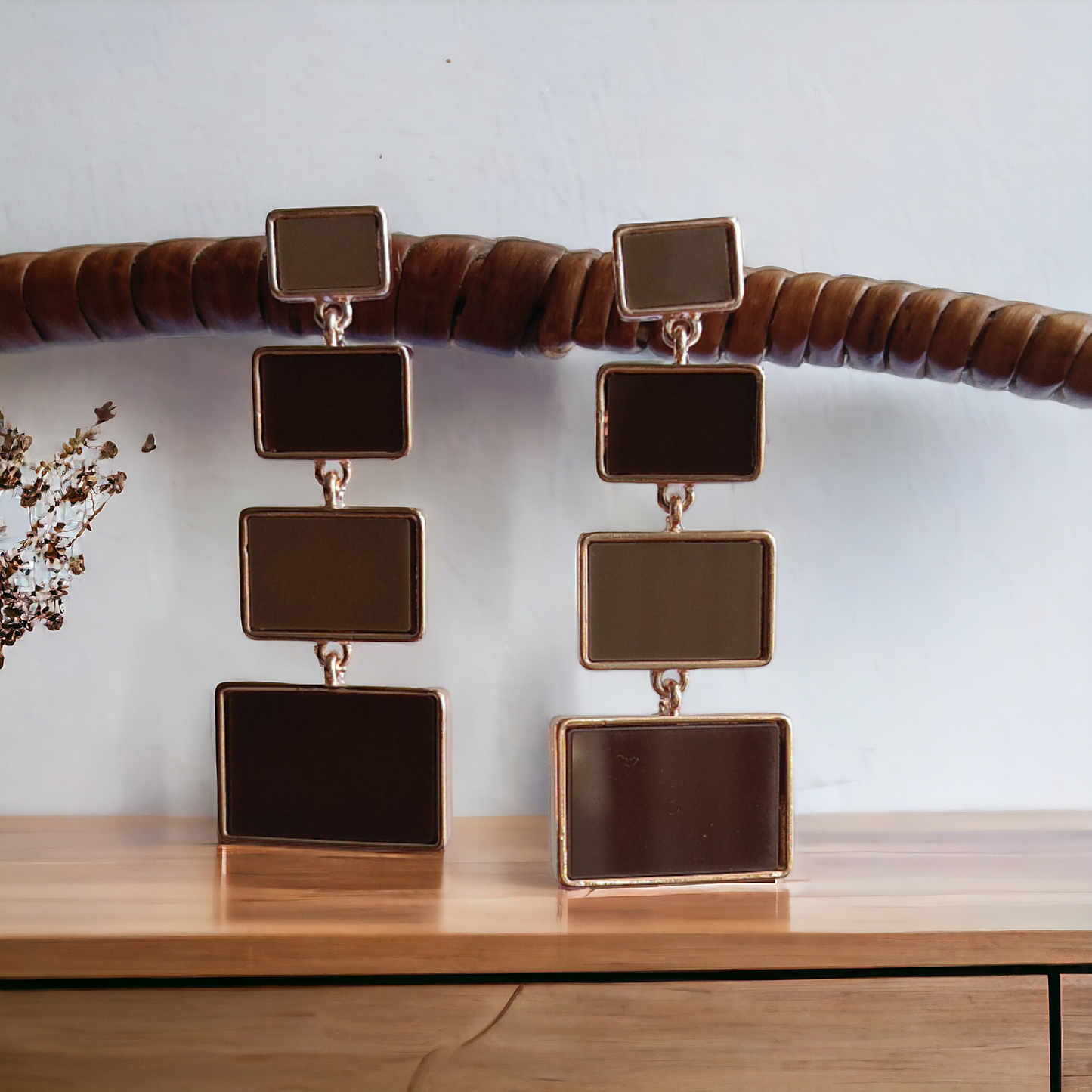 Brown-Coffee Dangler Earring
