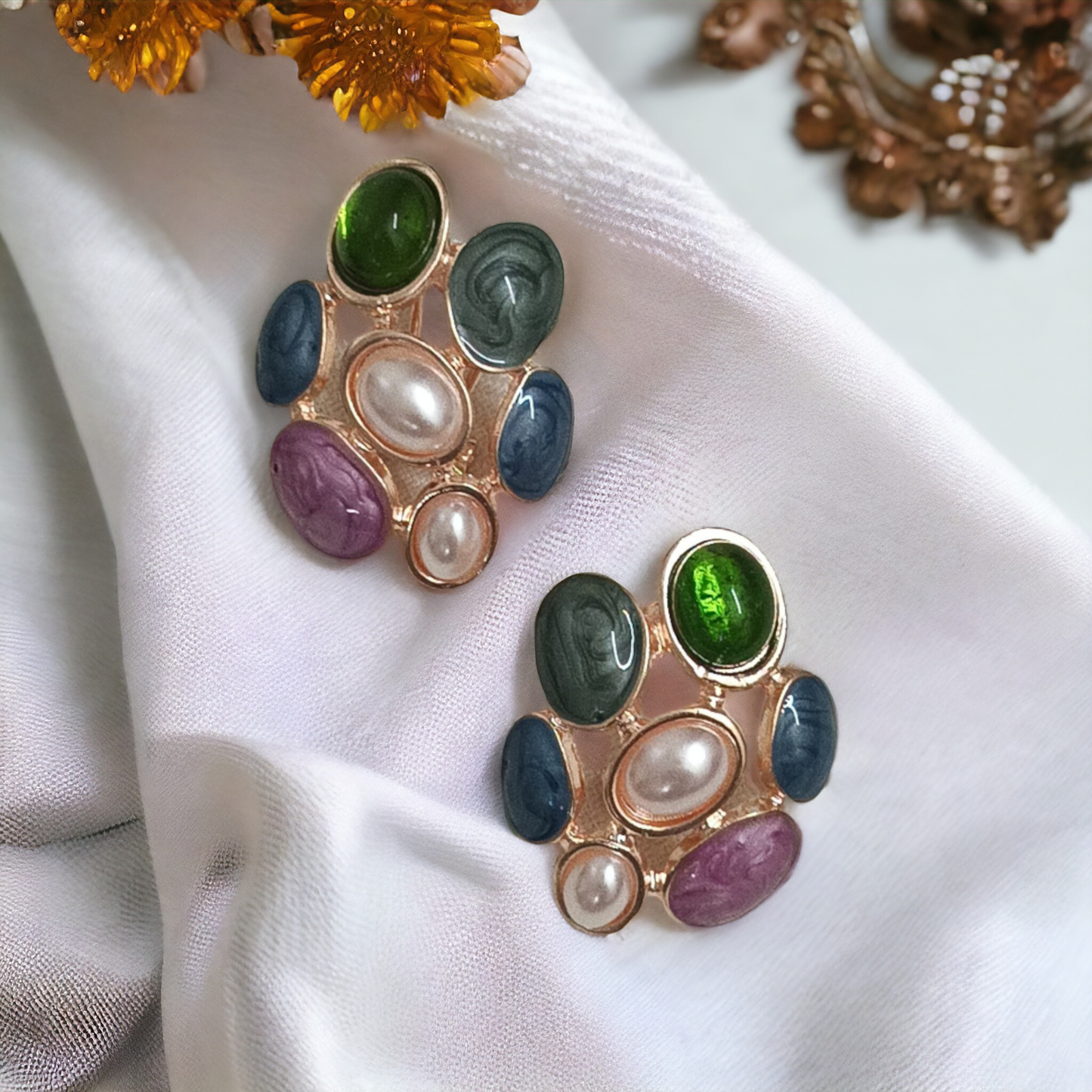 Multicolor Mina Tops