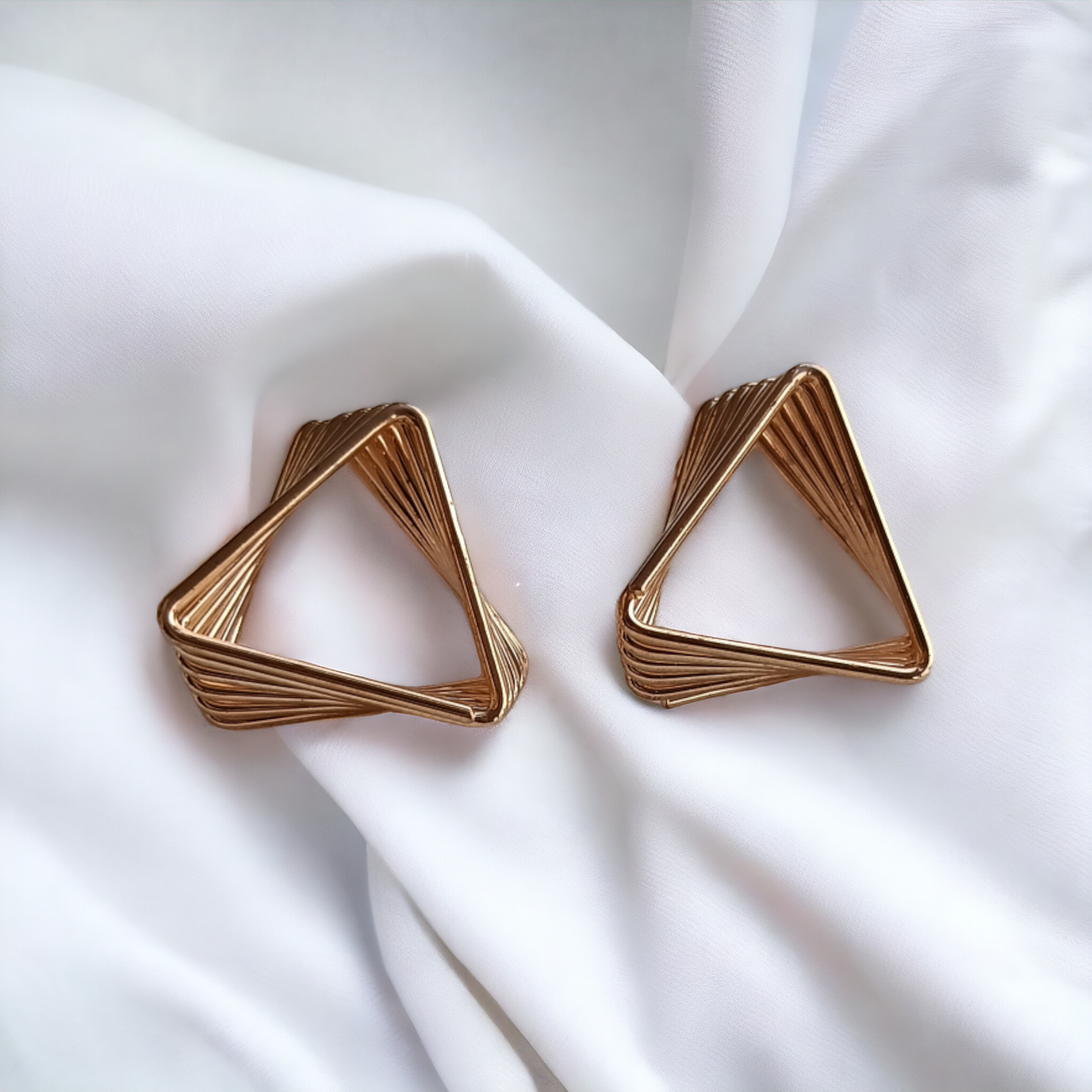 Golden Triangle Earrings