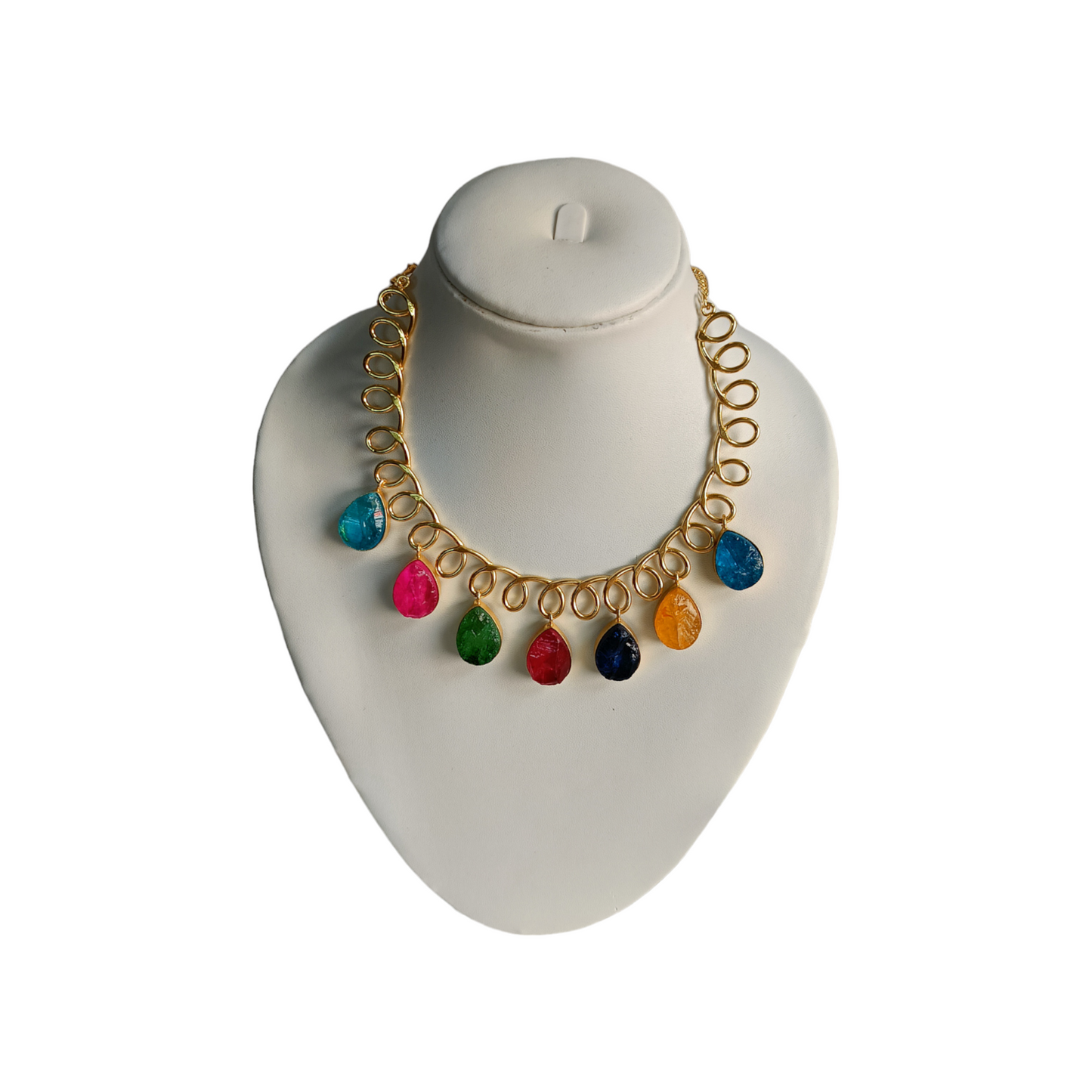 Multi-colour Semi Precious Stones Hasli
