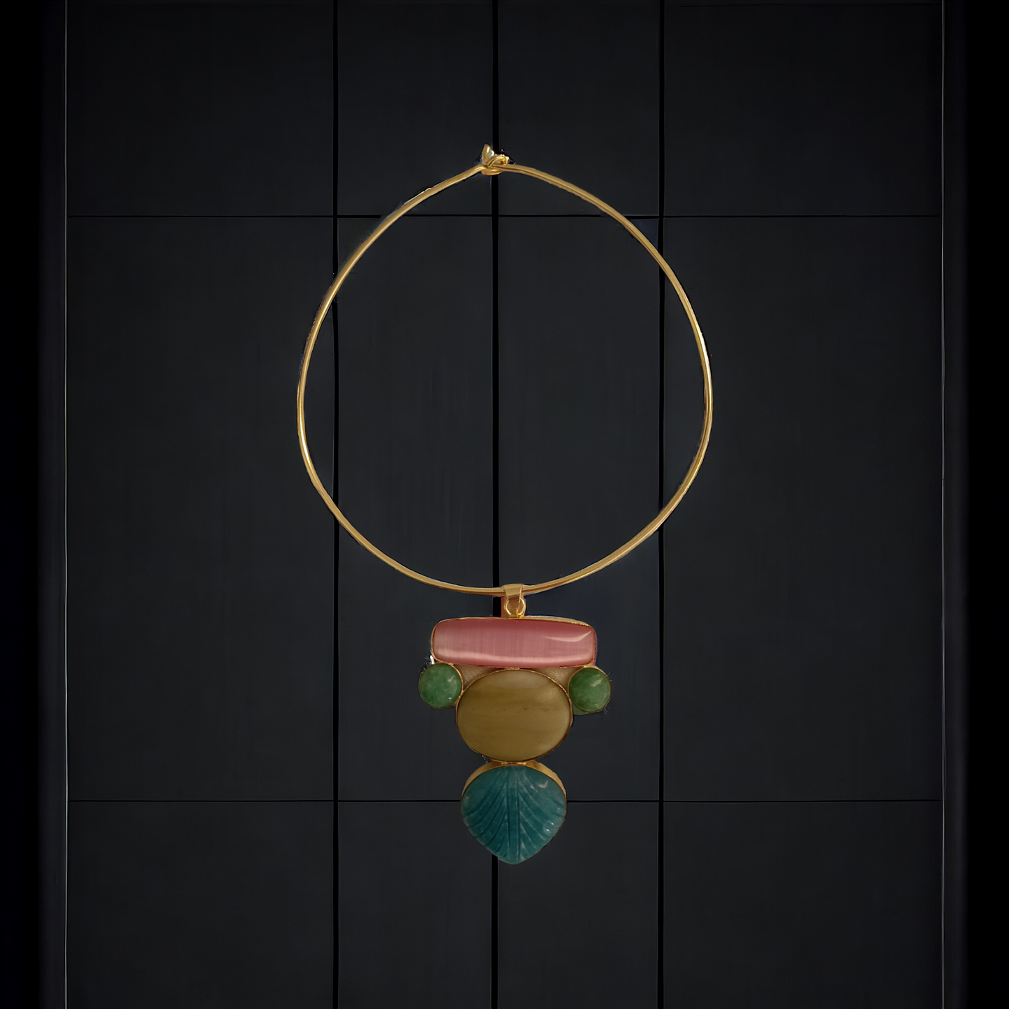 Gemstone Brass Hasli