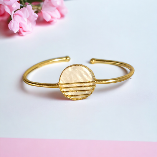 Mop Gold Plated Bracelet