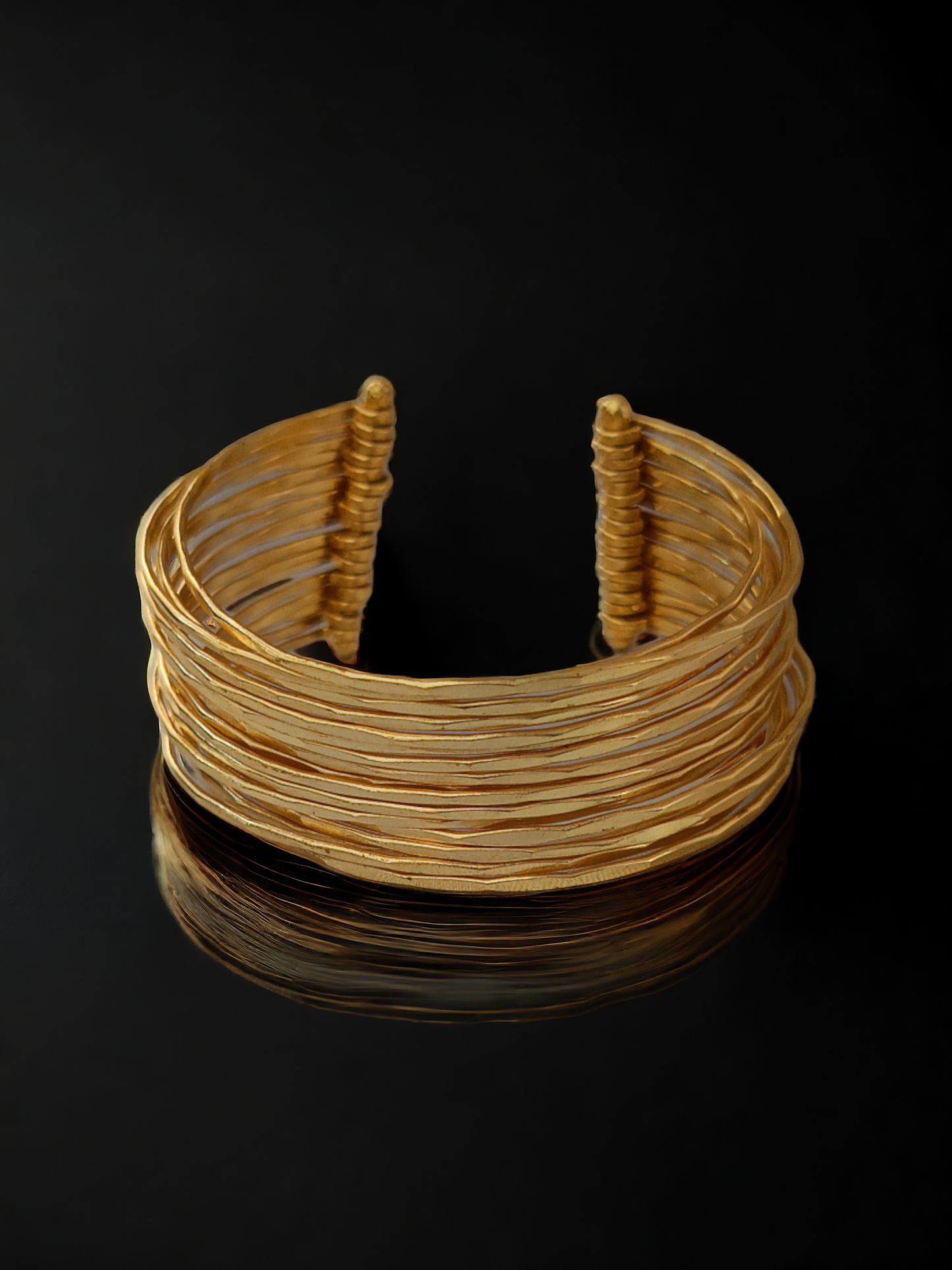 Spiral Brass Bracelet