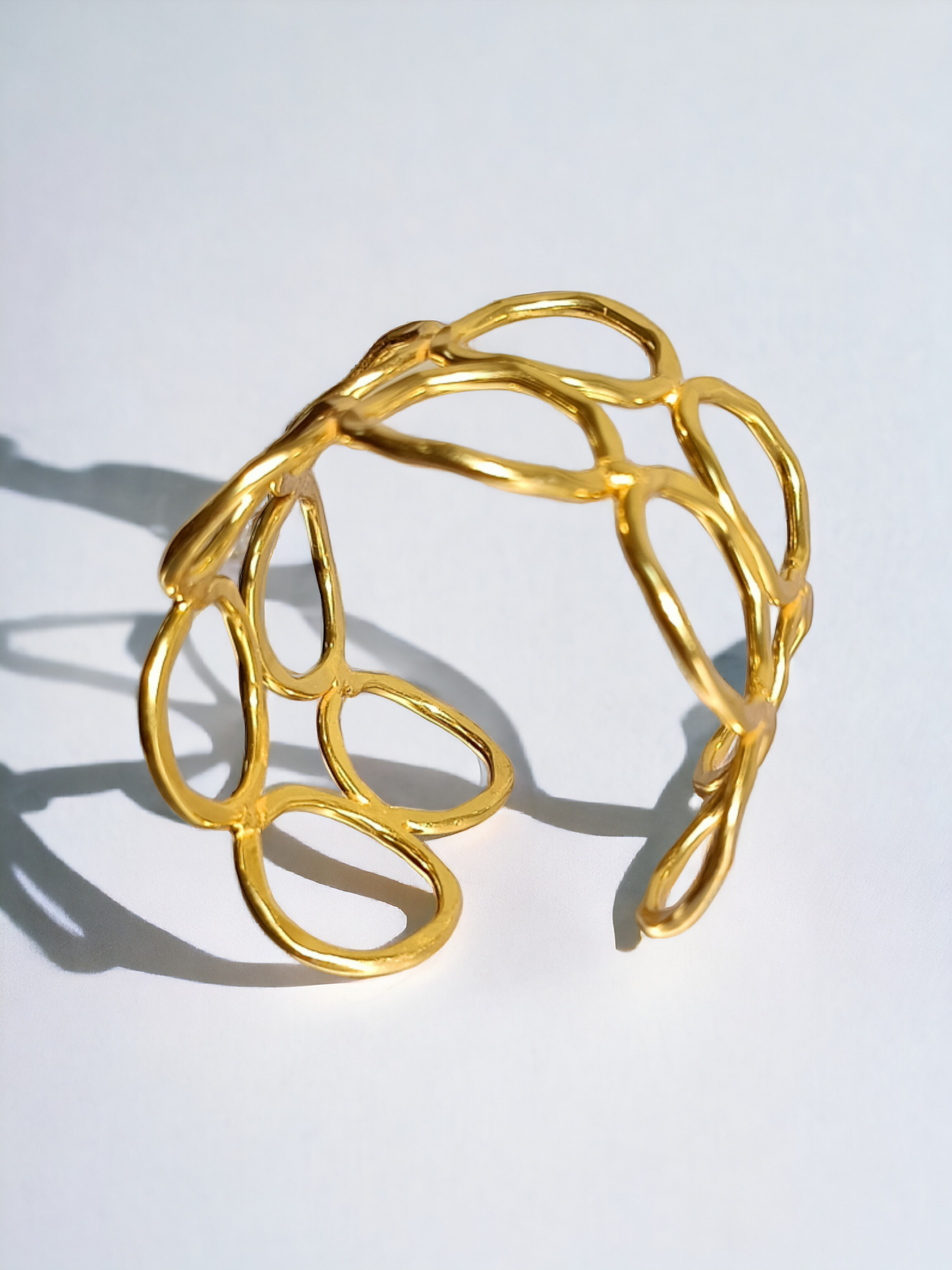 Golden Twin Cuff Bracelet