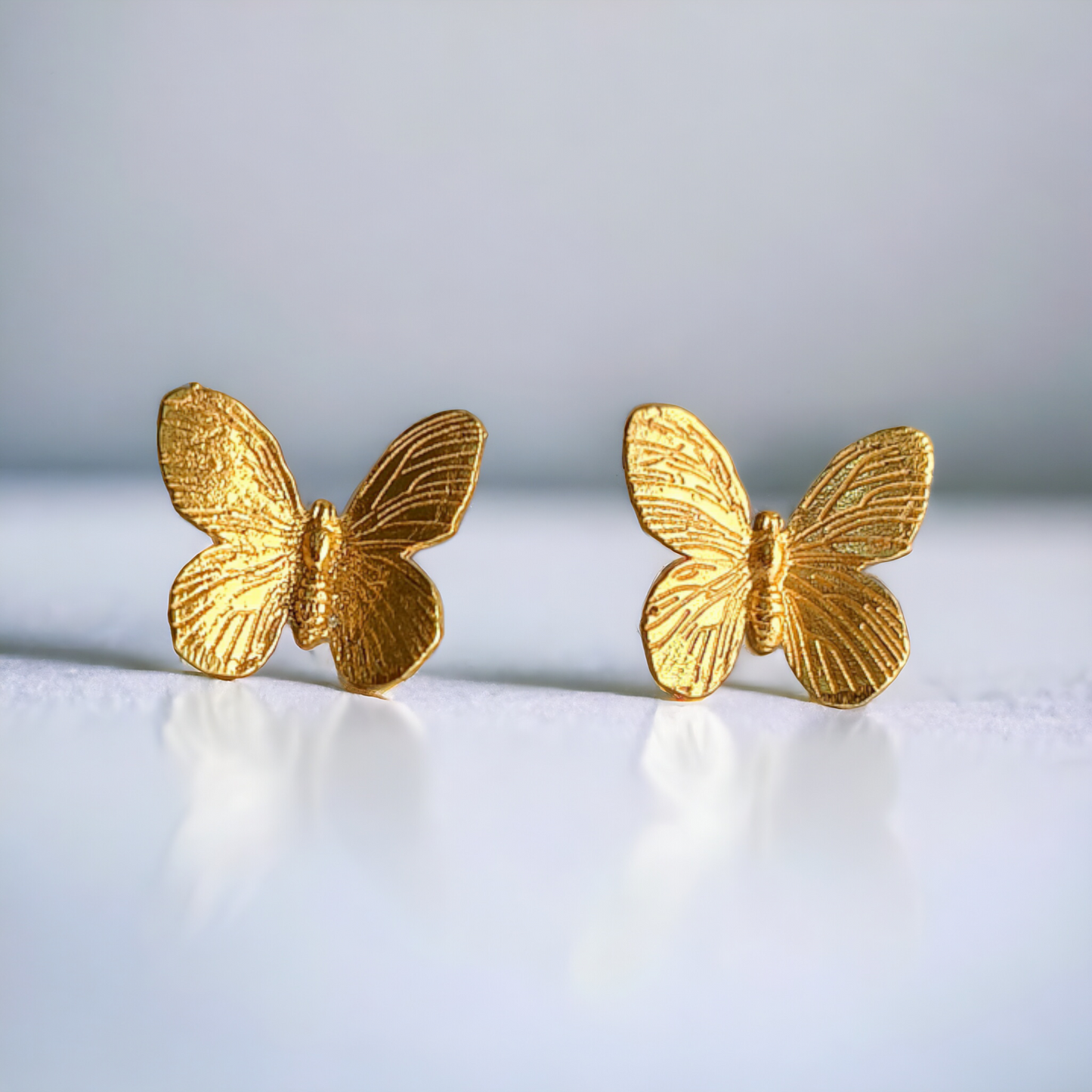 Butterfly Golden Earrings