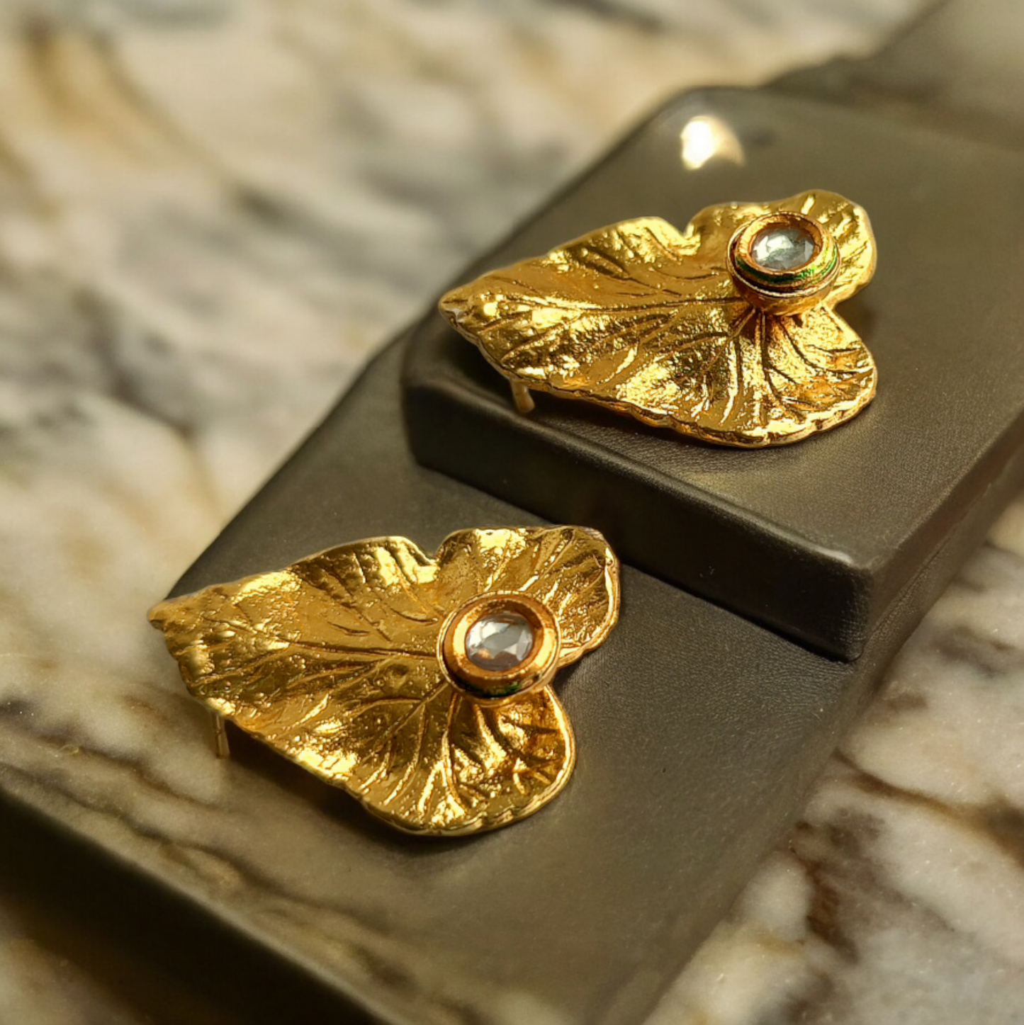 Vintage Leaf Earring