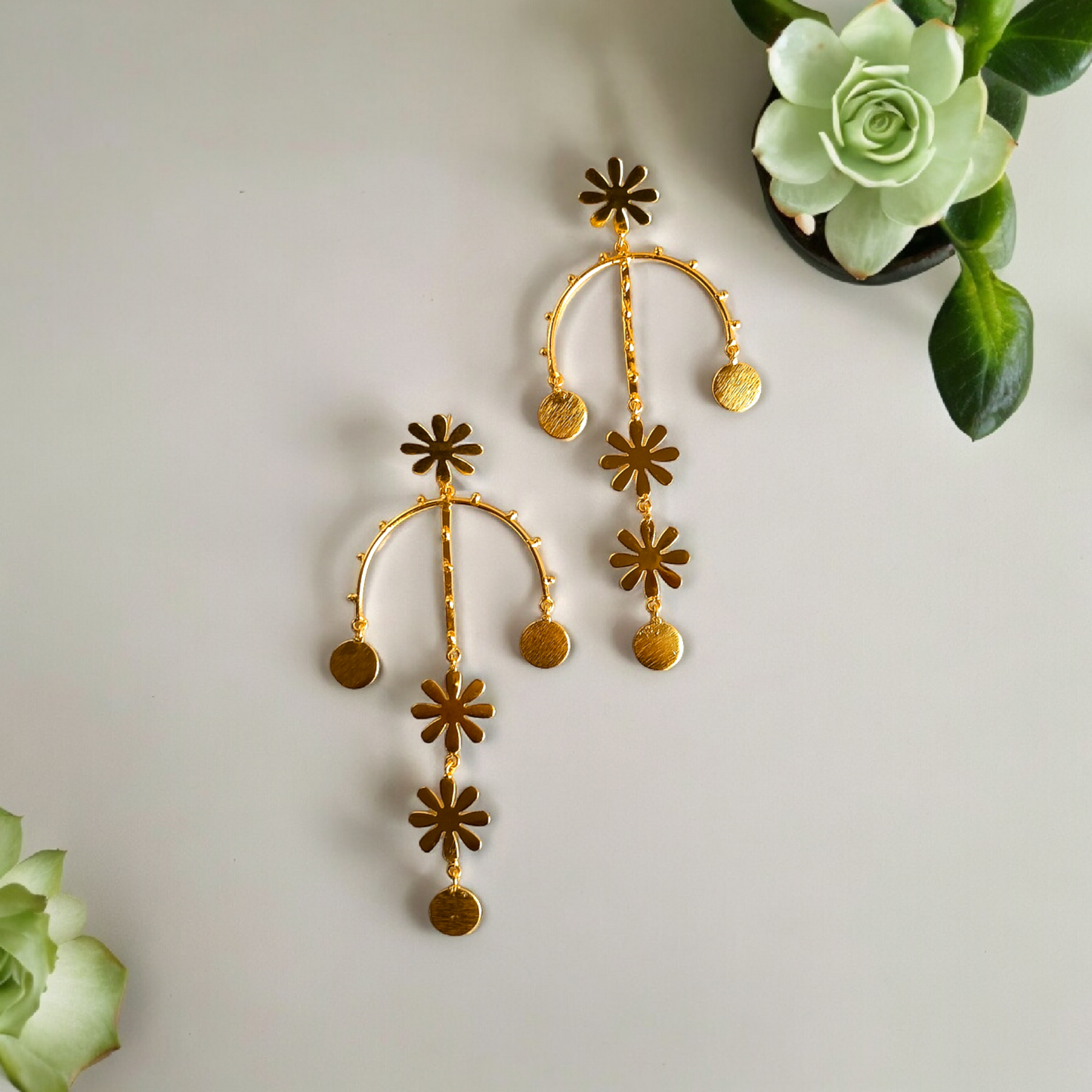Golden Chandani Earrings