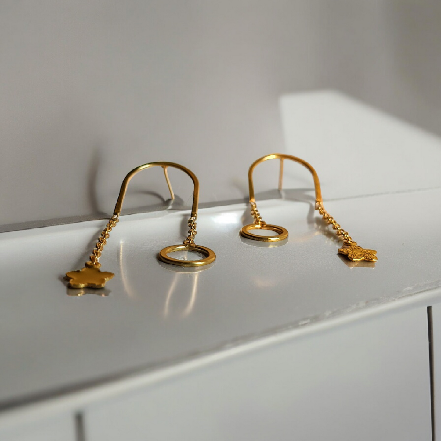 Golden Star Earring
