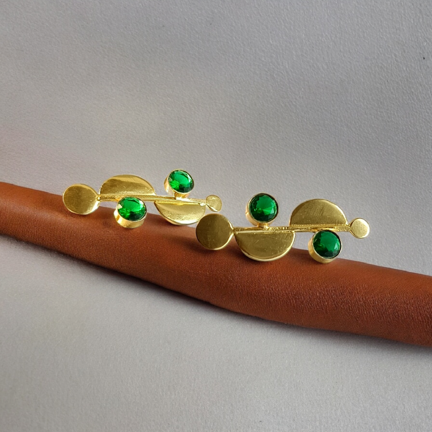 Green Drusy Earring