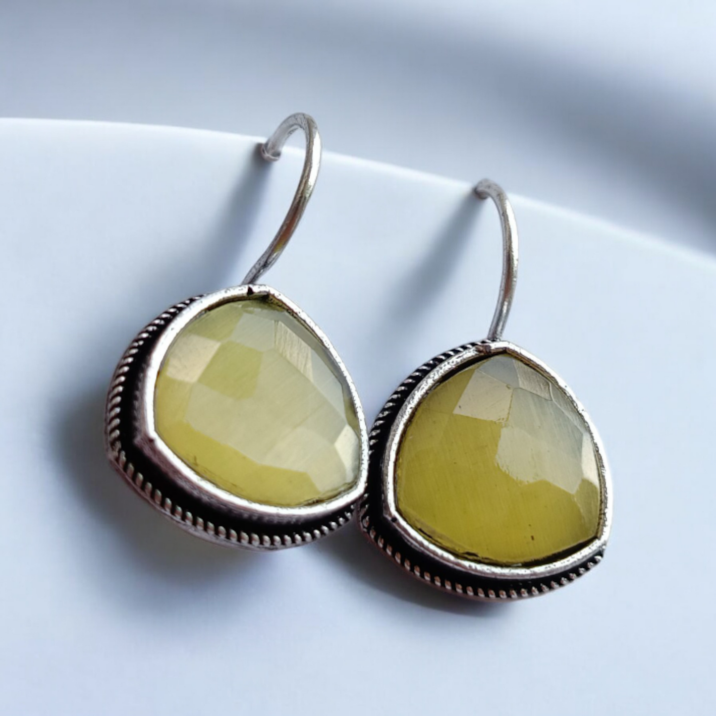 Yellow Monalisa Earrings