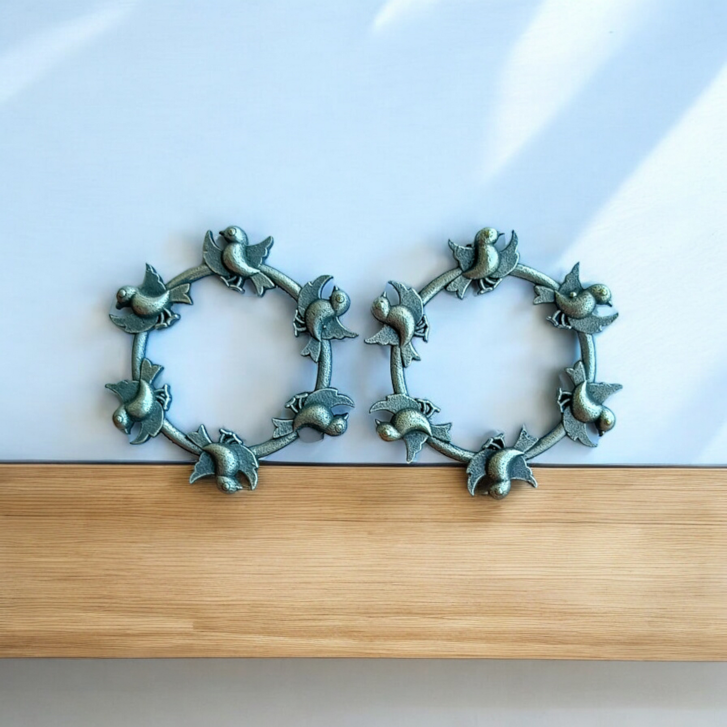 Silver Look a Like Birds Earrings