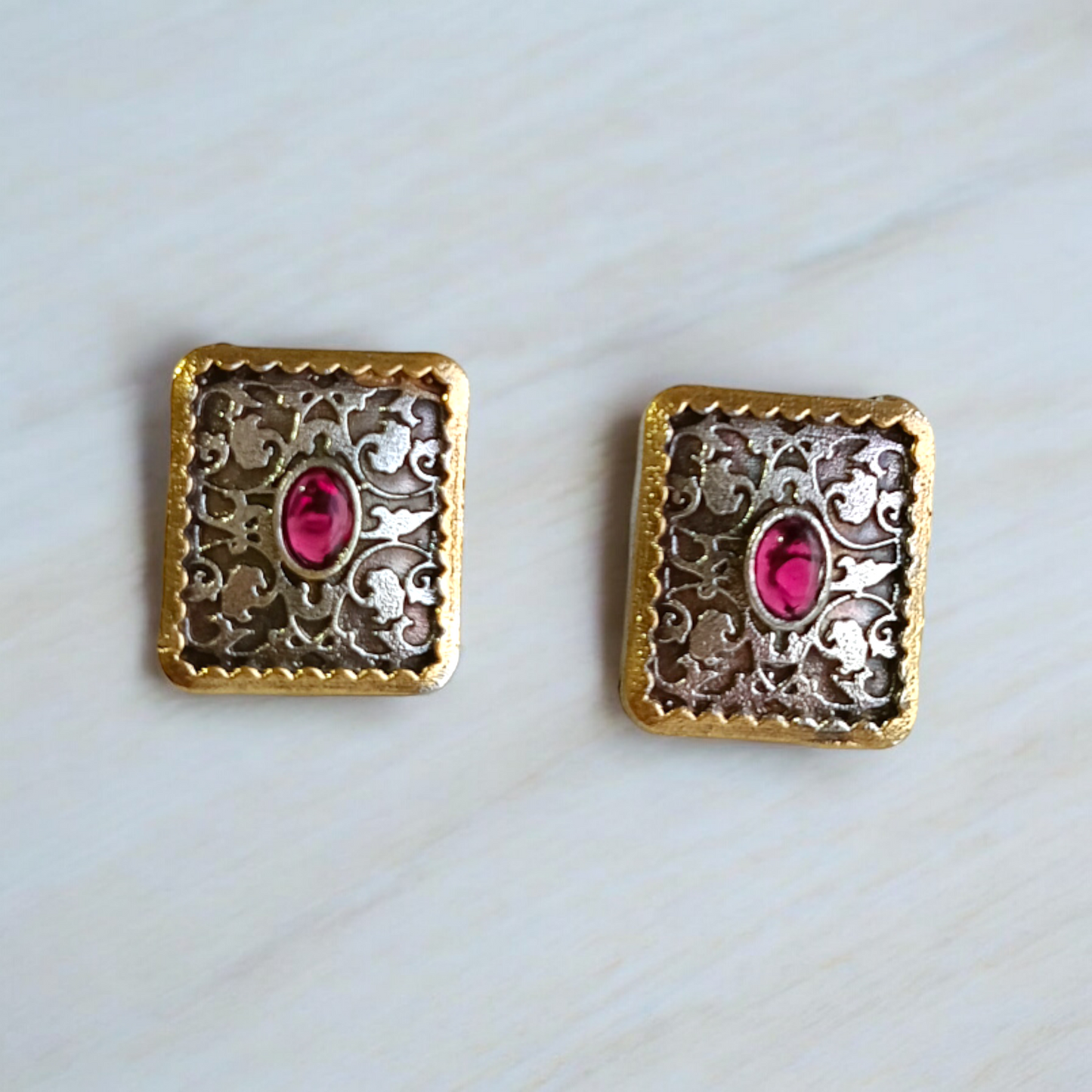 Ruby Dual tone Fusion Choker Set