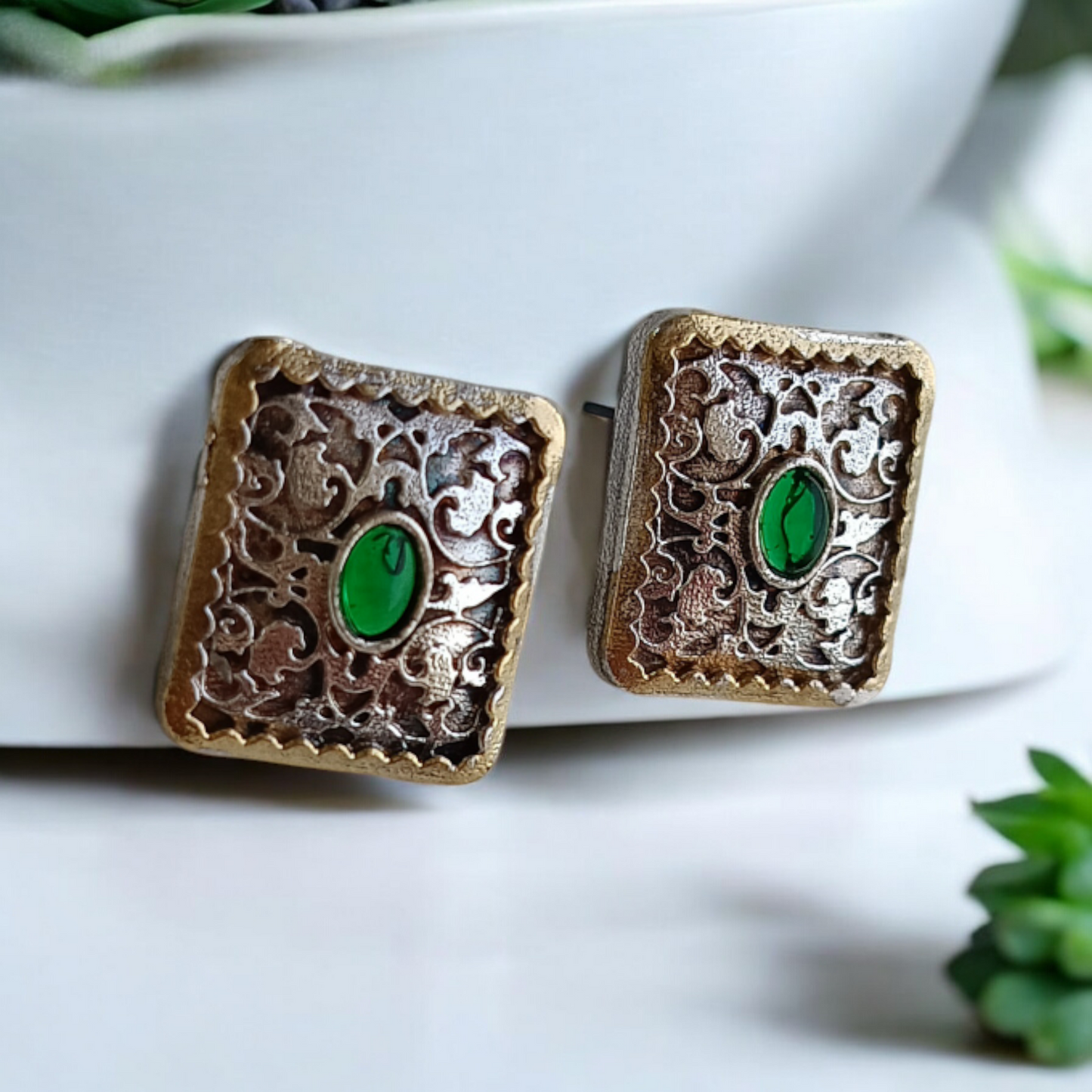 Green Dual-tone Fusion Choker Set