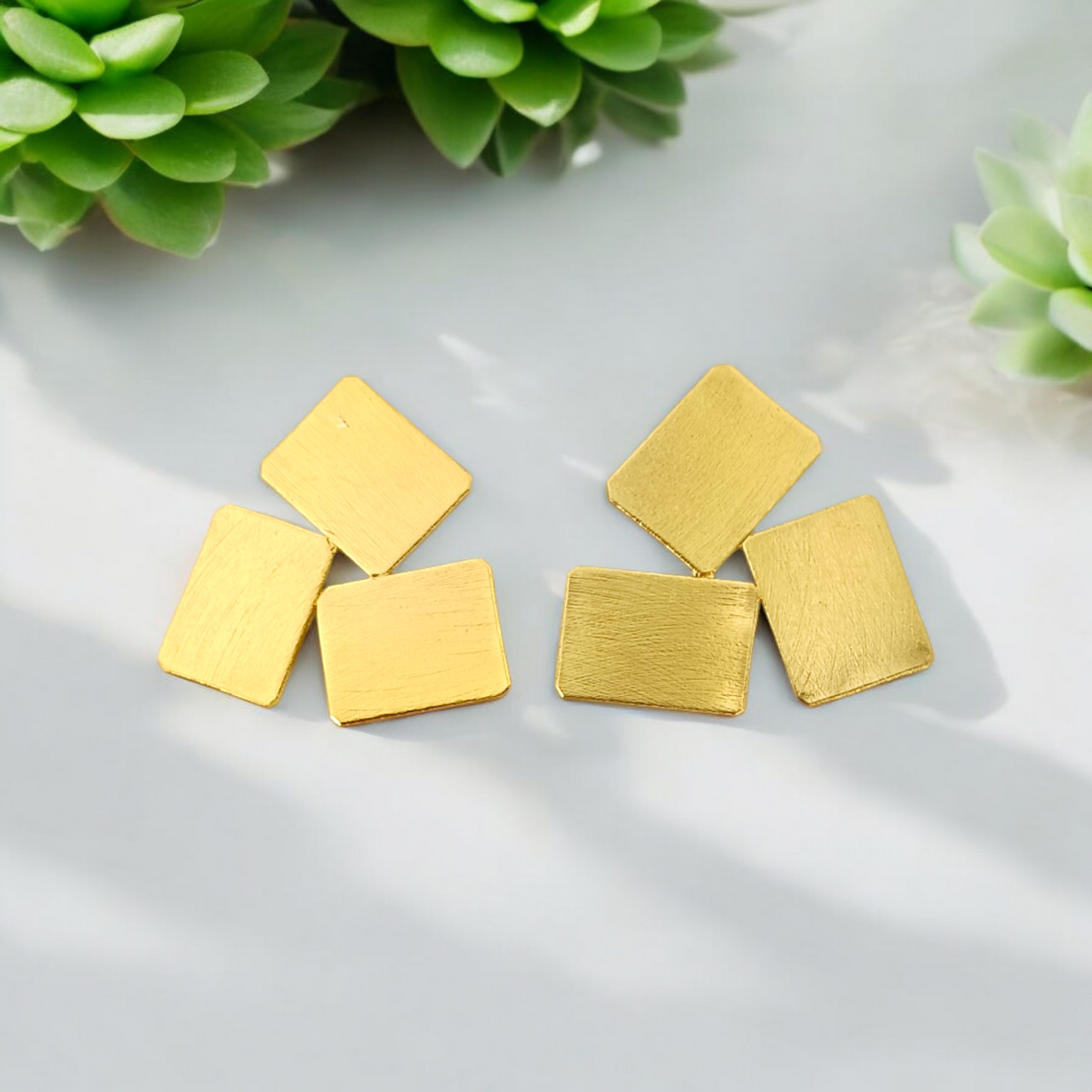 Gold-Plated Gematric Studs
