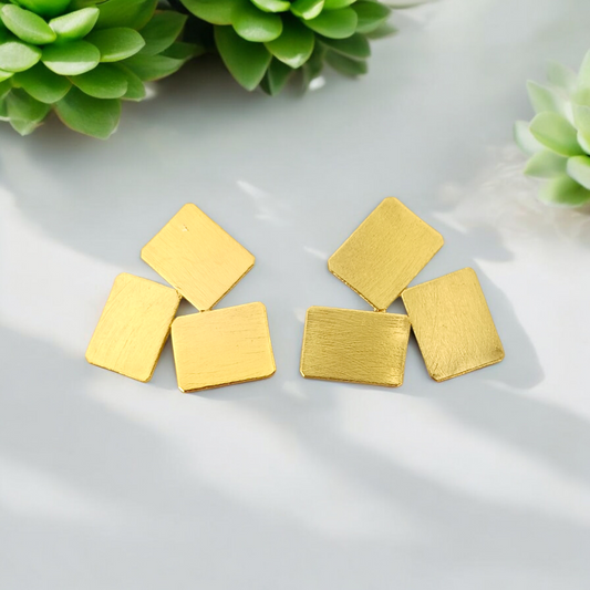 Gold-Plated Gematric Studs