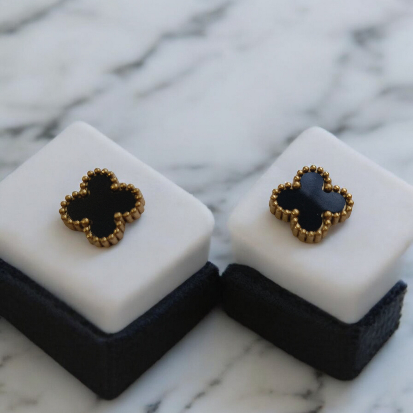 Black Clover Stone Necklace