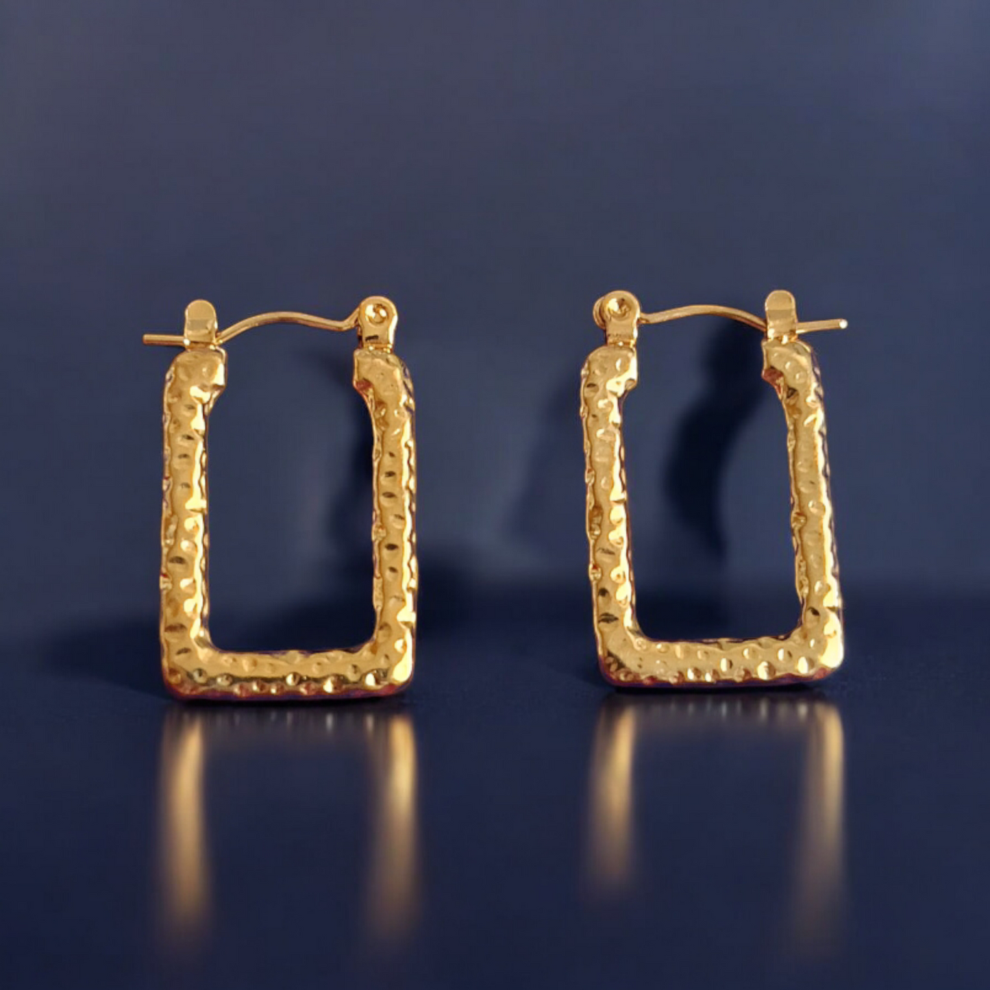 U-Shape Chunky Hoop Earrings