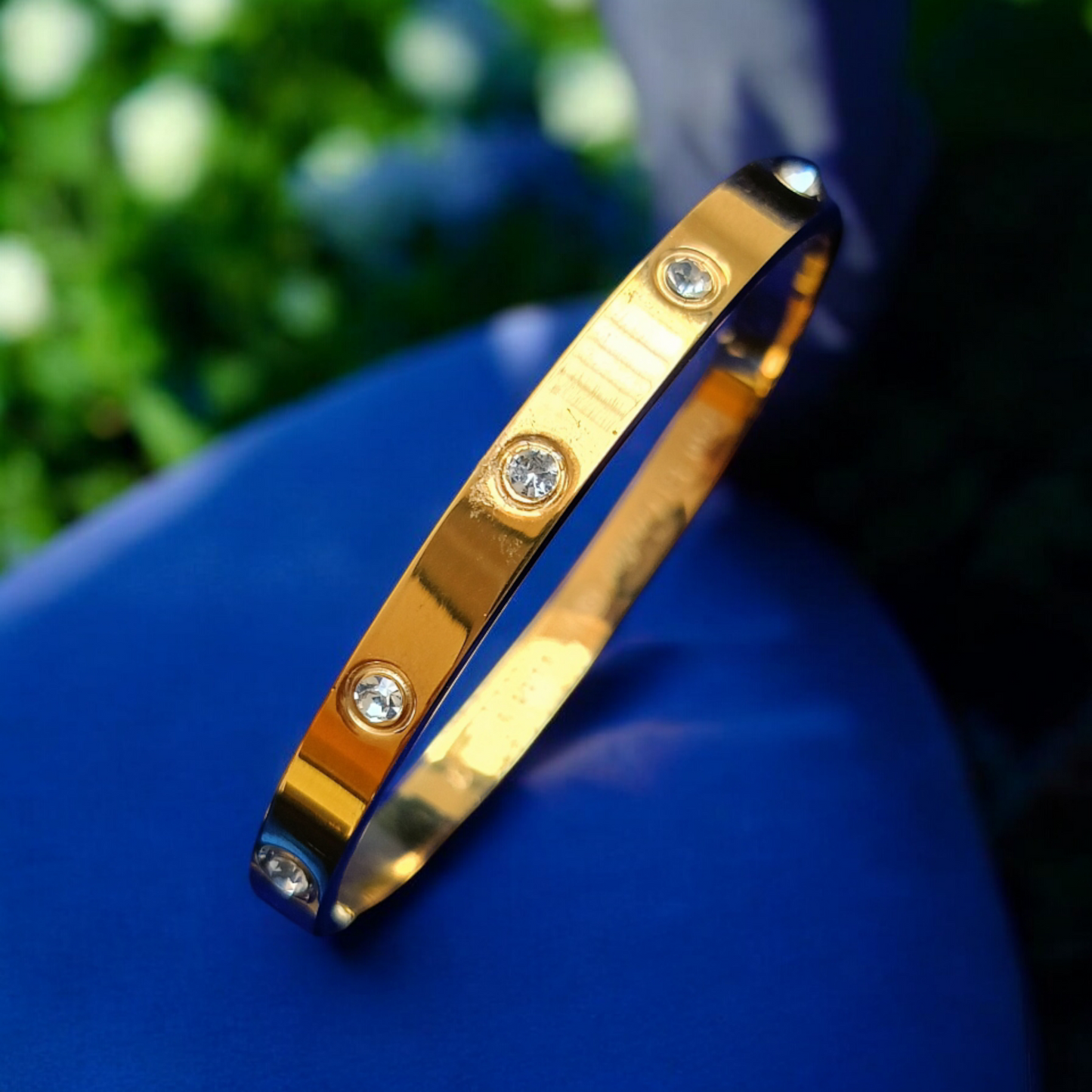 Crystal Love Bangle Bracelet