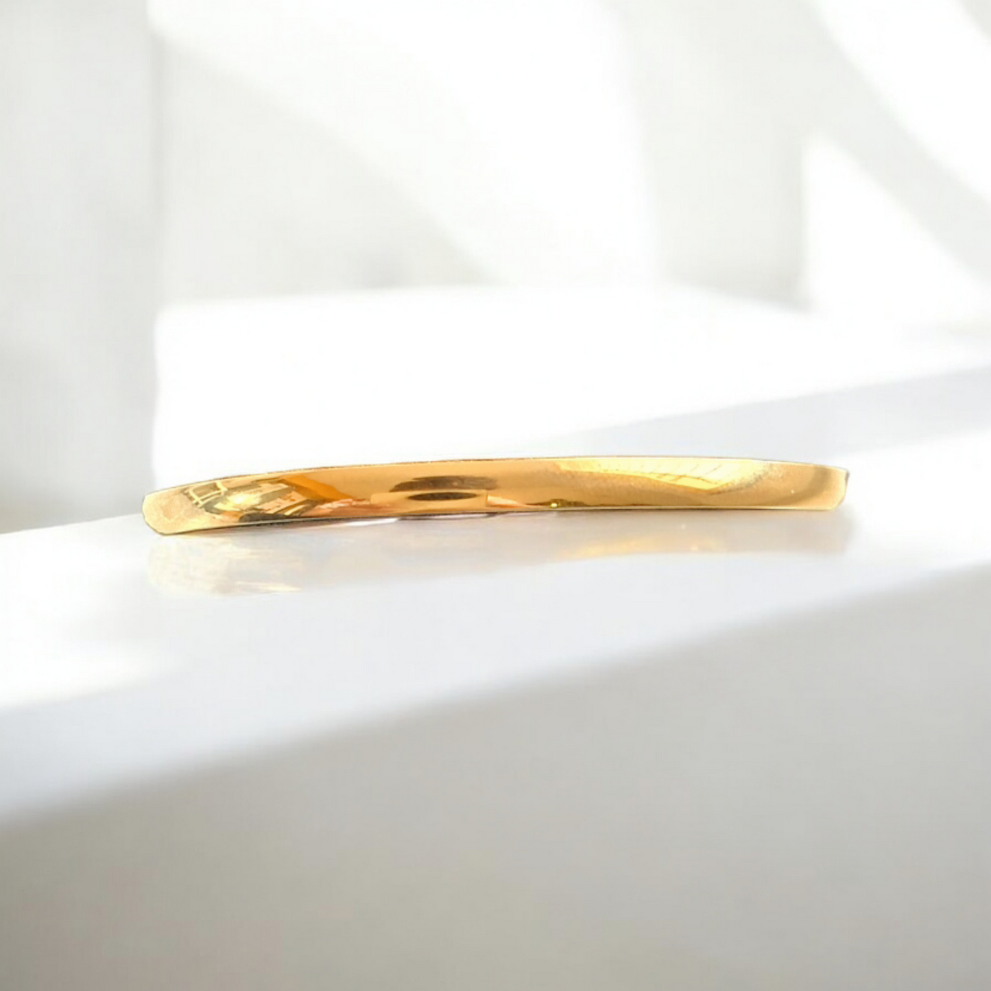 Classic Gold Bangle Bracelet