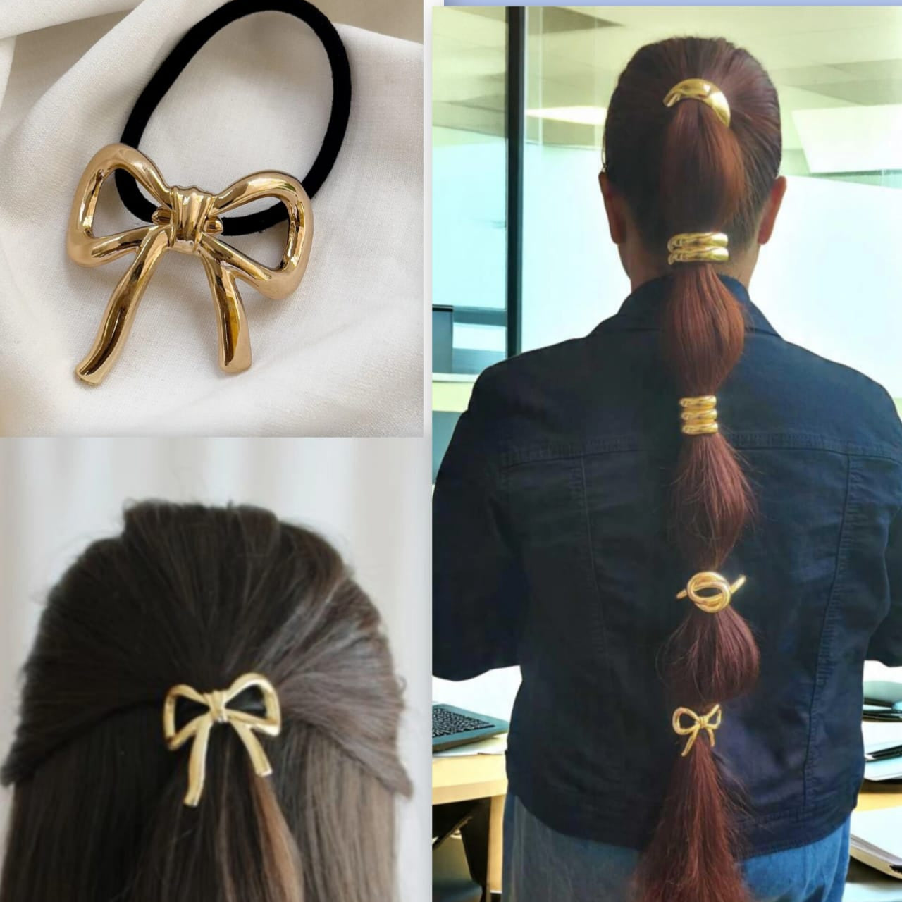 Anti-Tarnish Bow Hair Tie