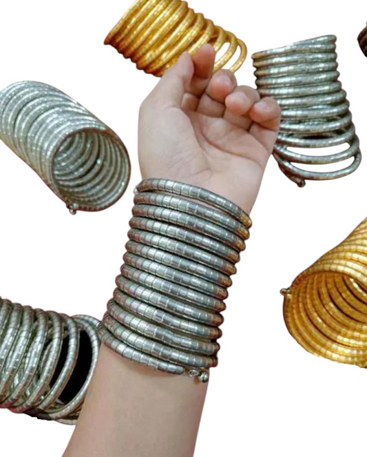 Oxidized Spring Bracelet
