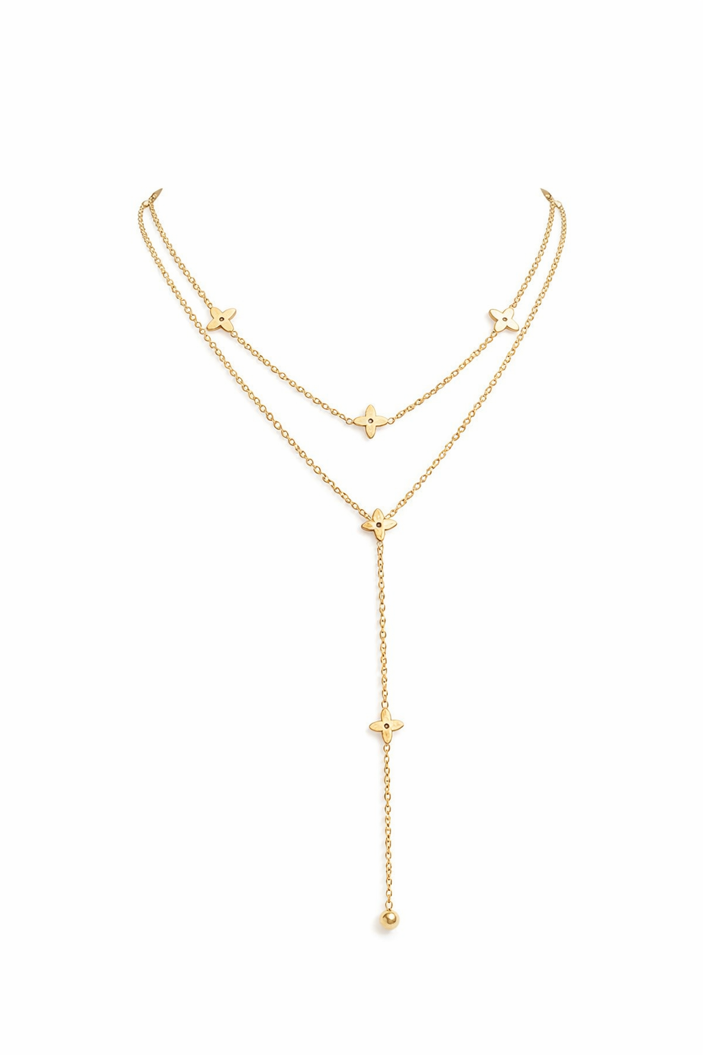 Midnight Bloom Layered Necklace