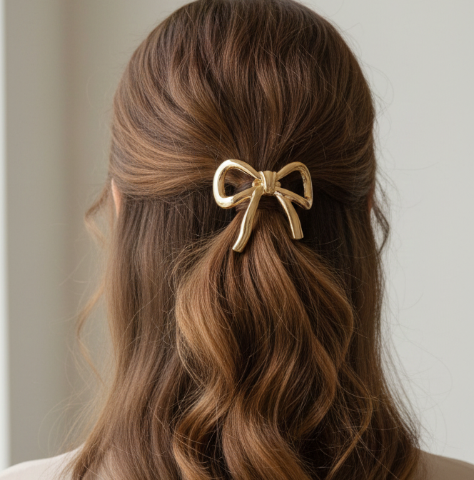 Anti-Tarnish Bow Hair Tie