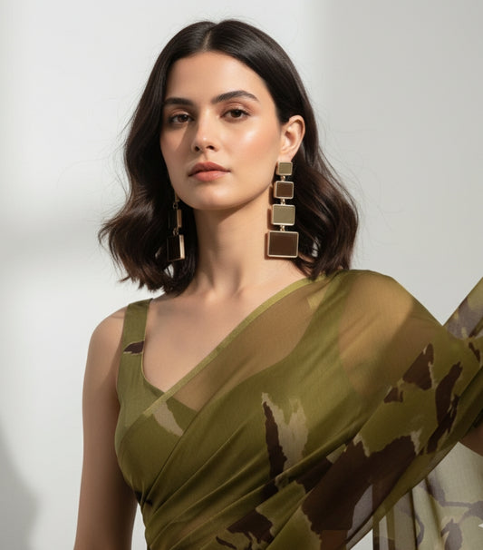 Brown-Coffee Dangler Earring