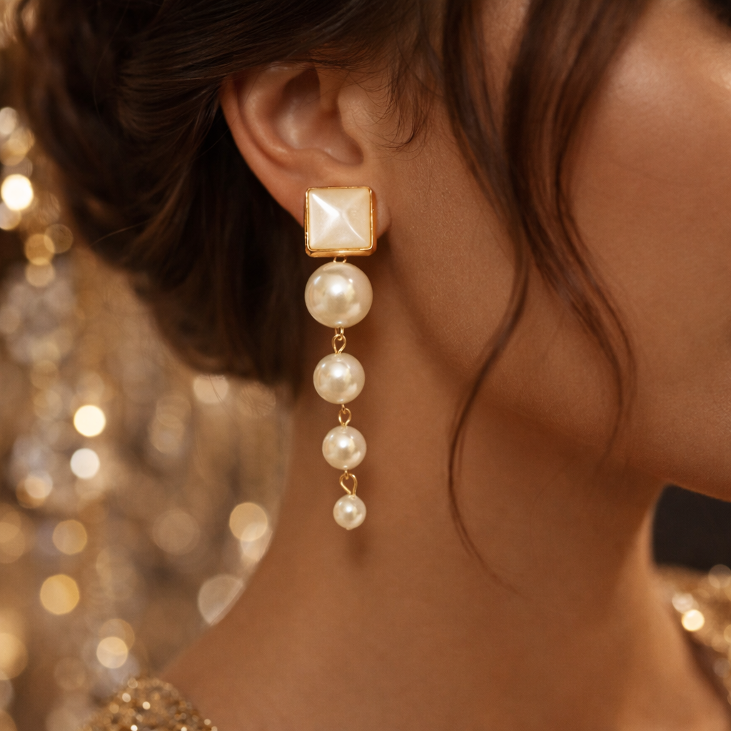 Pearl Dangler Earring