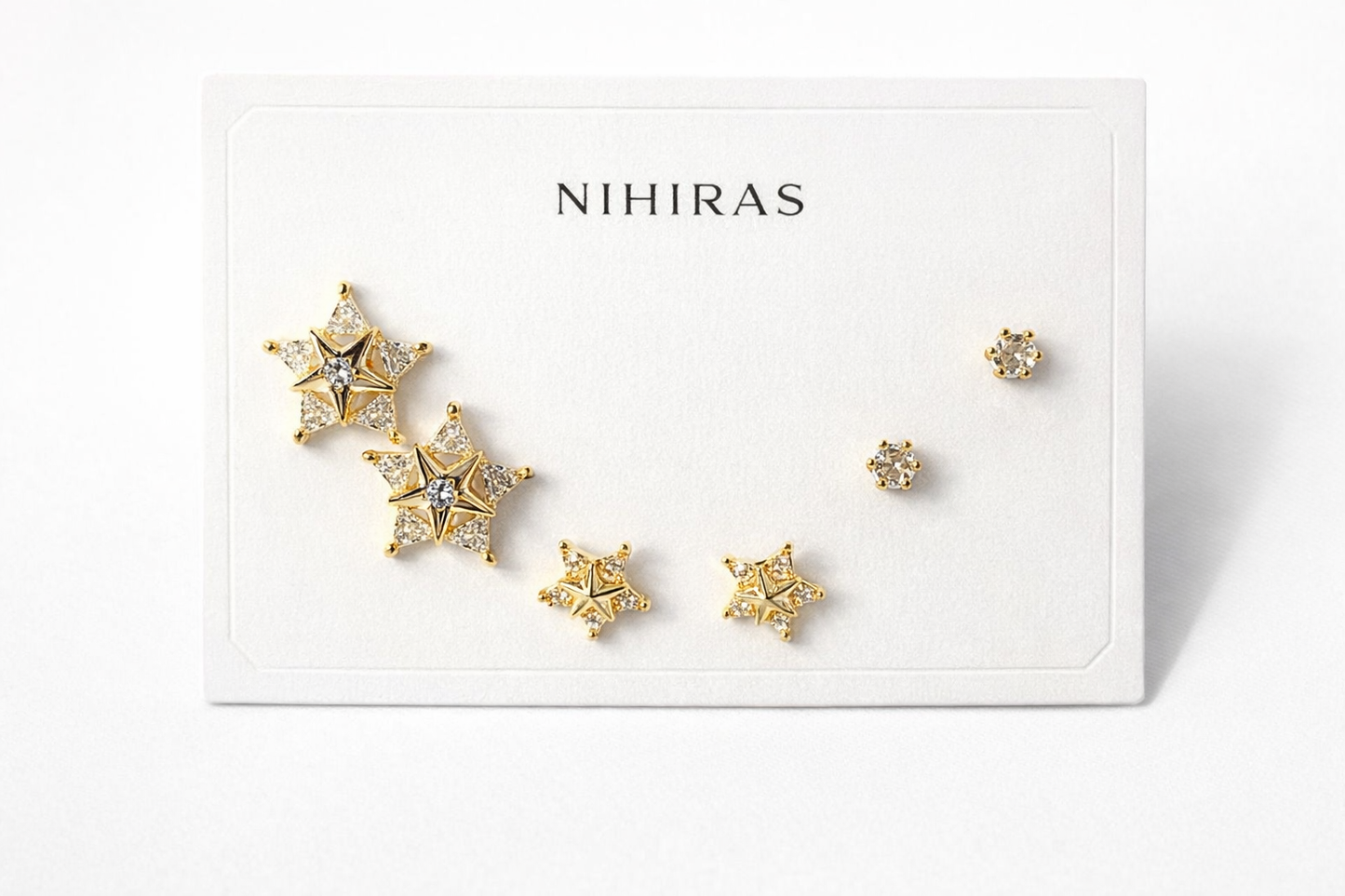 NIHIRAS Demi-Fine earrings Combo set